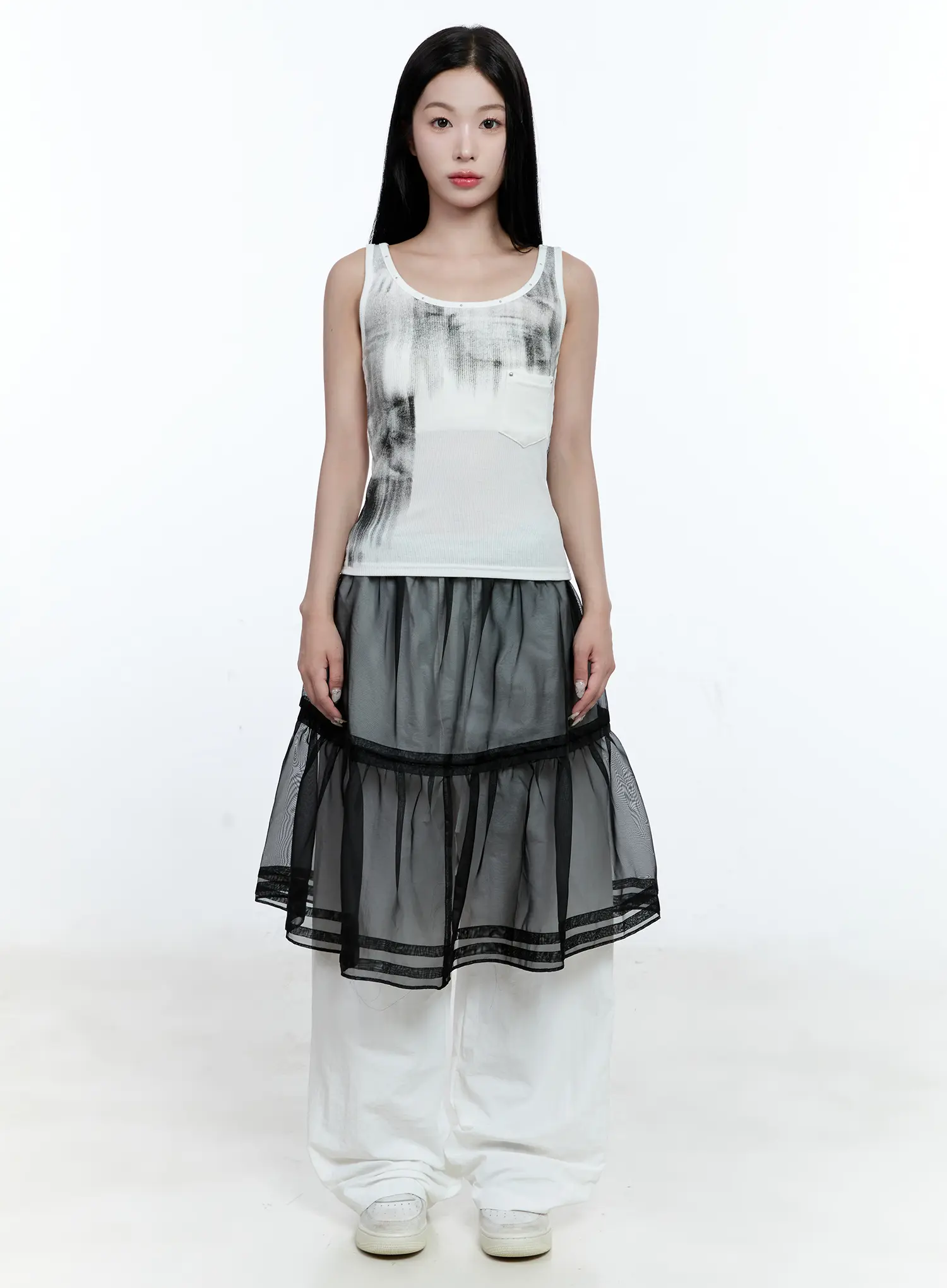 Gradient Ribbed Tank Top CG507 - Image 2