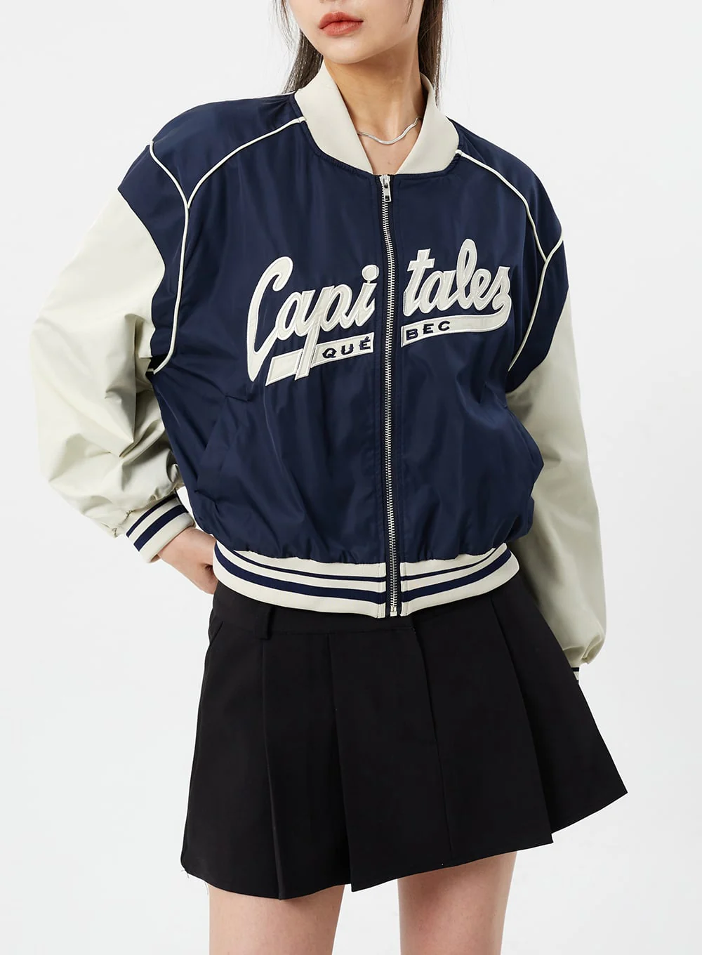 Graphic Bomber Jacket CM308 - Image 2