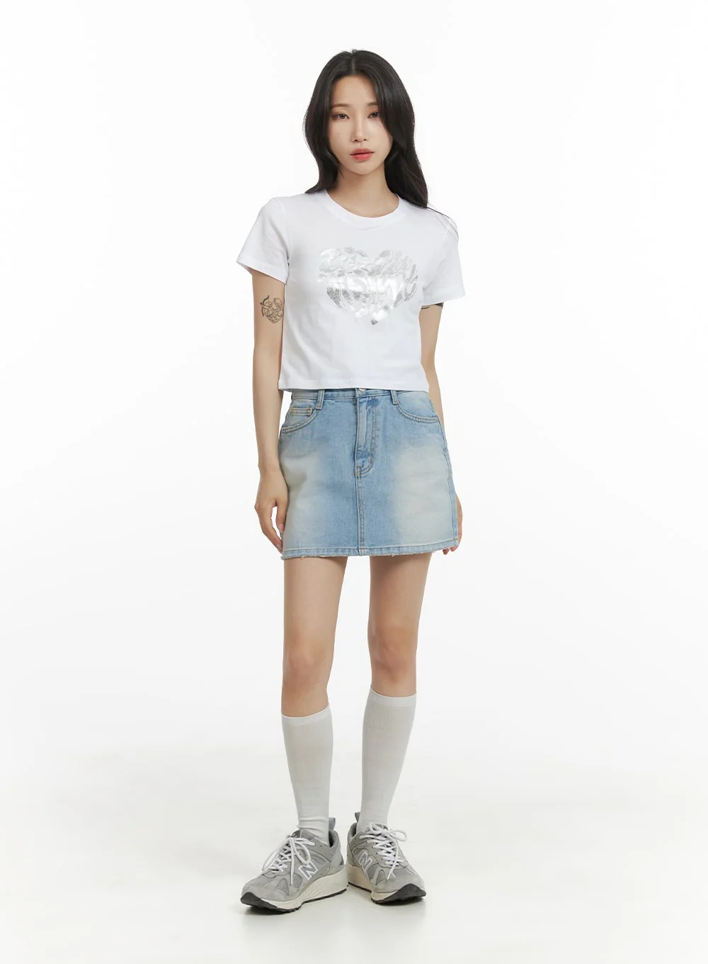 Graphic Crop Tee CM426 - Image 3