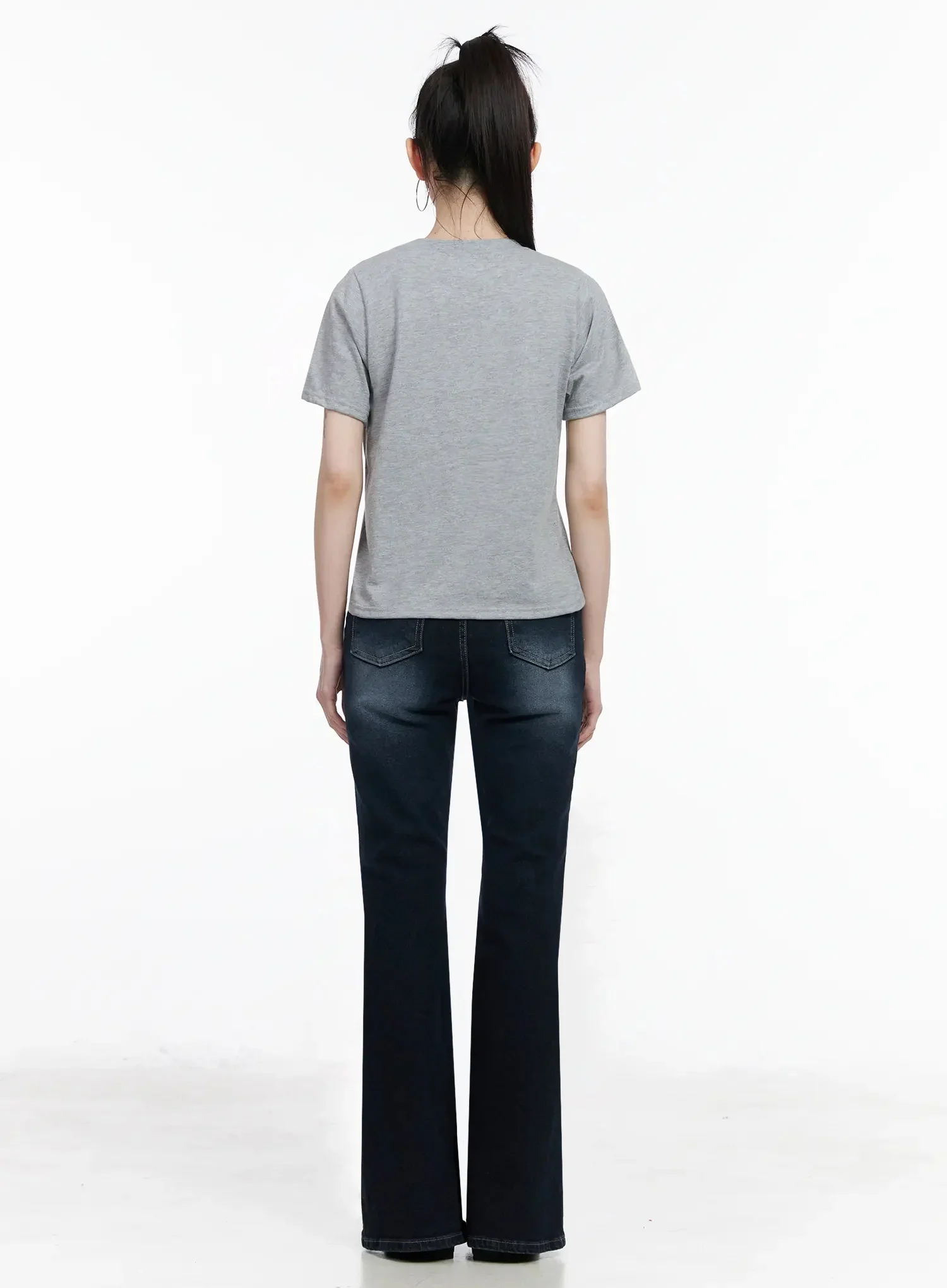 Graphic Crop Tee IY511 - Image 11