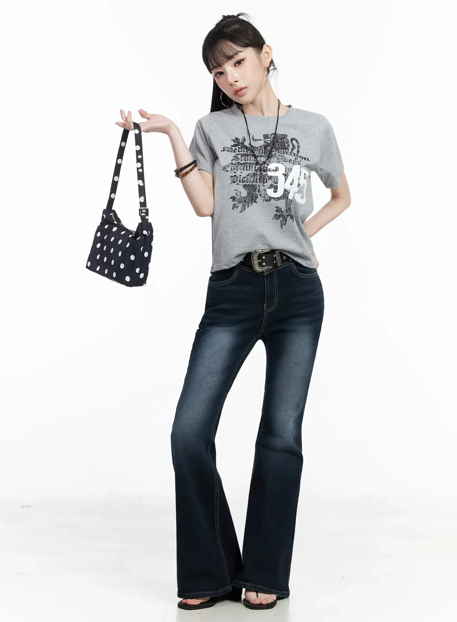 Graphic Crop Tee IY511 - Image 12