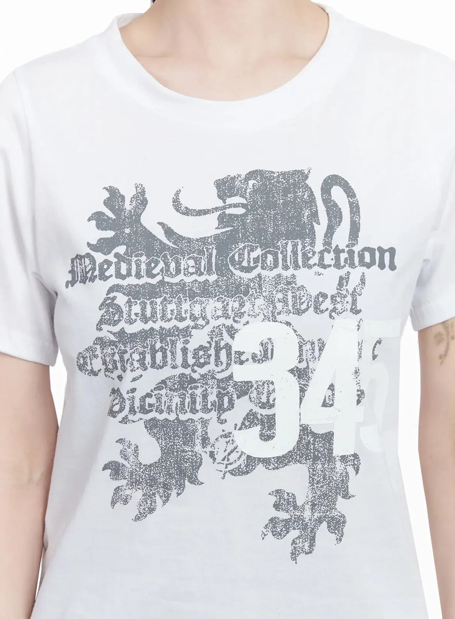 Graphic Crop Tee IY511 - Image 14