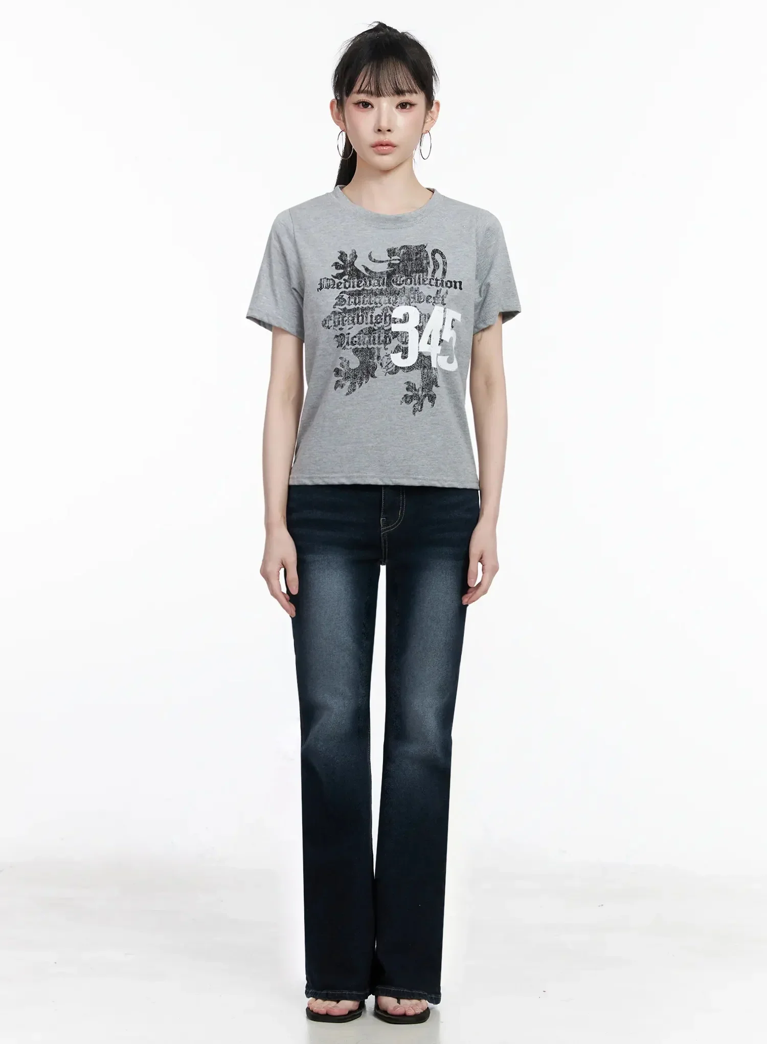 Graphic Crop Tee IY511 - Image 9