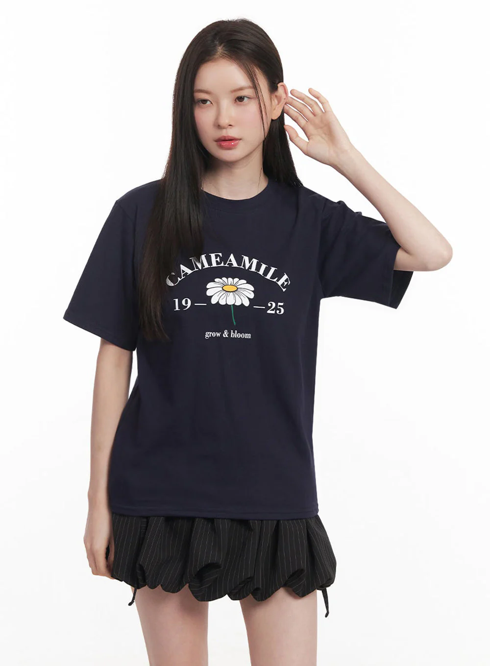 Graphic Flower T-Shirt IY509 - Image 15