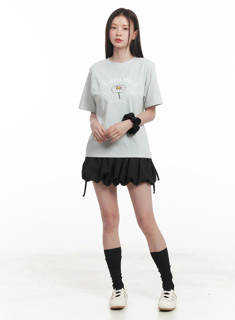 Graphic Flower T-Shirt IY509 - Image 5