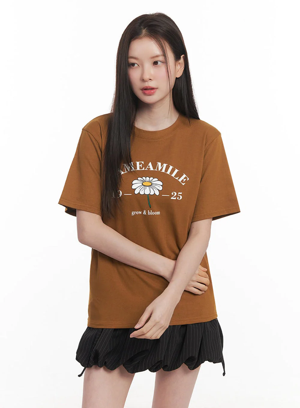 Graphic Flower T-Shirt IY509 - Image 6