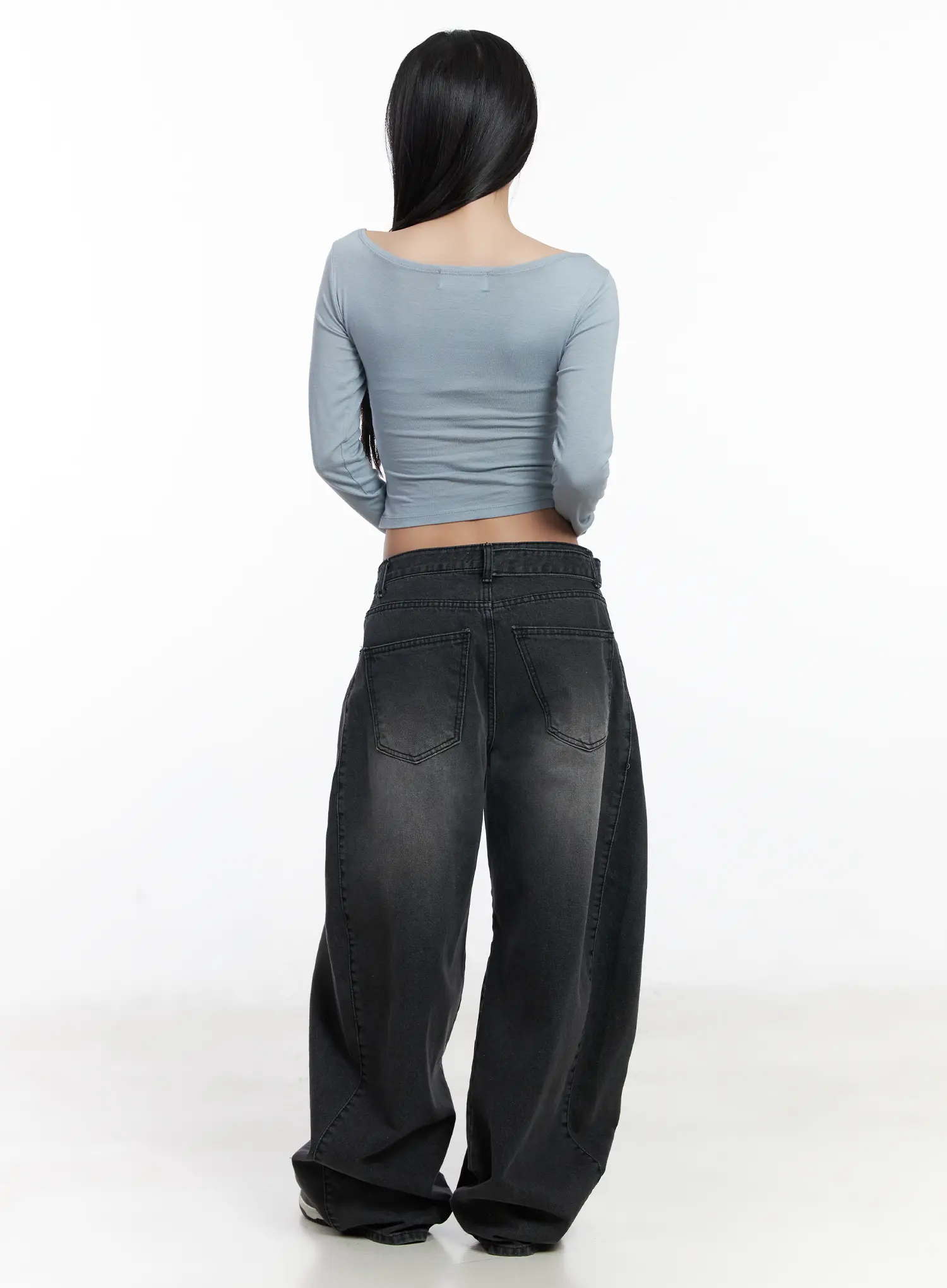 Graphic Lettering Crop Top CJ530 - Image 5