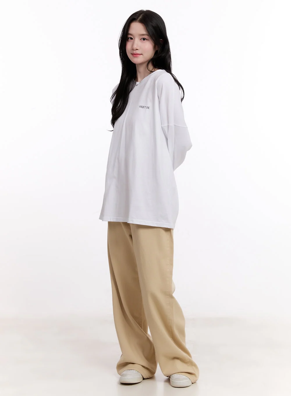 Graphic Oversize Long-Sleeve T-Shirt CM527 - Image 5