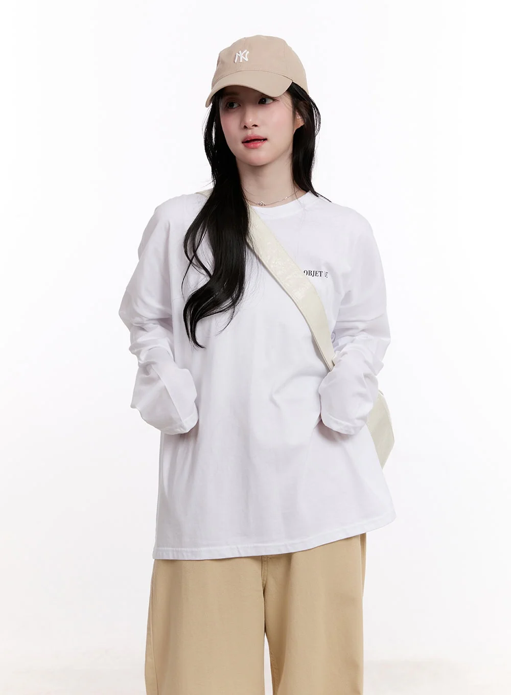 Graphic Oversize Long-Sleeve T-Shirt CM527 - Image 9
