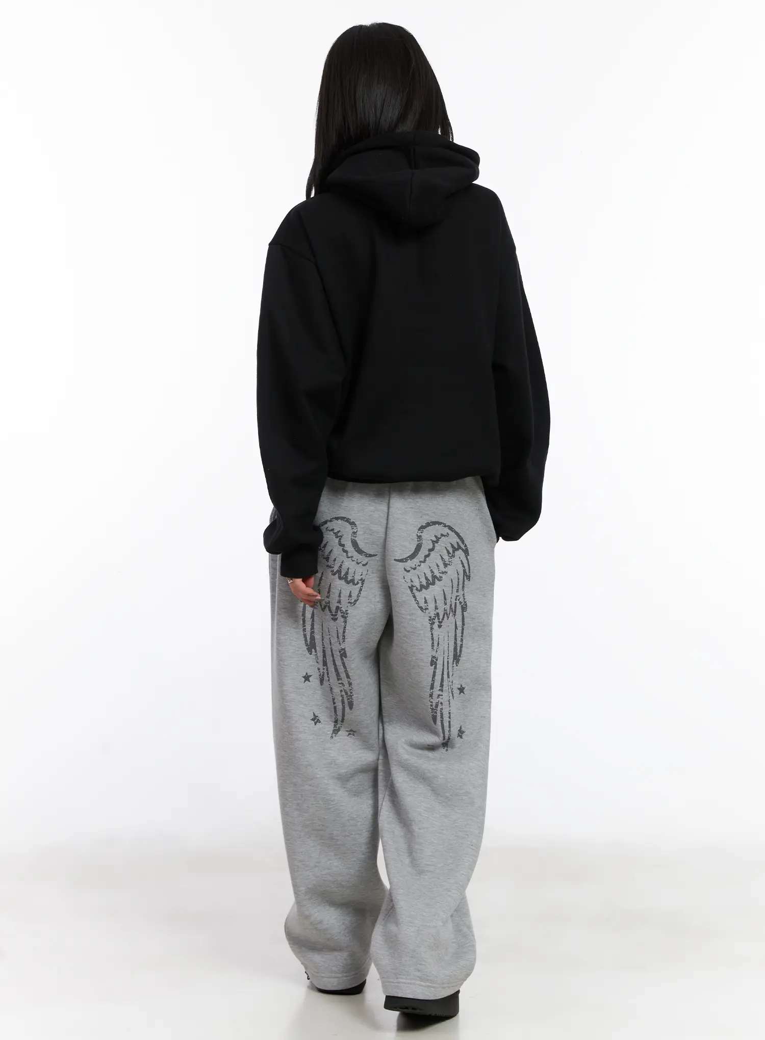 Graphic Print Fleece Sweatpants CD505 - Image 7