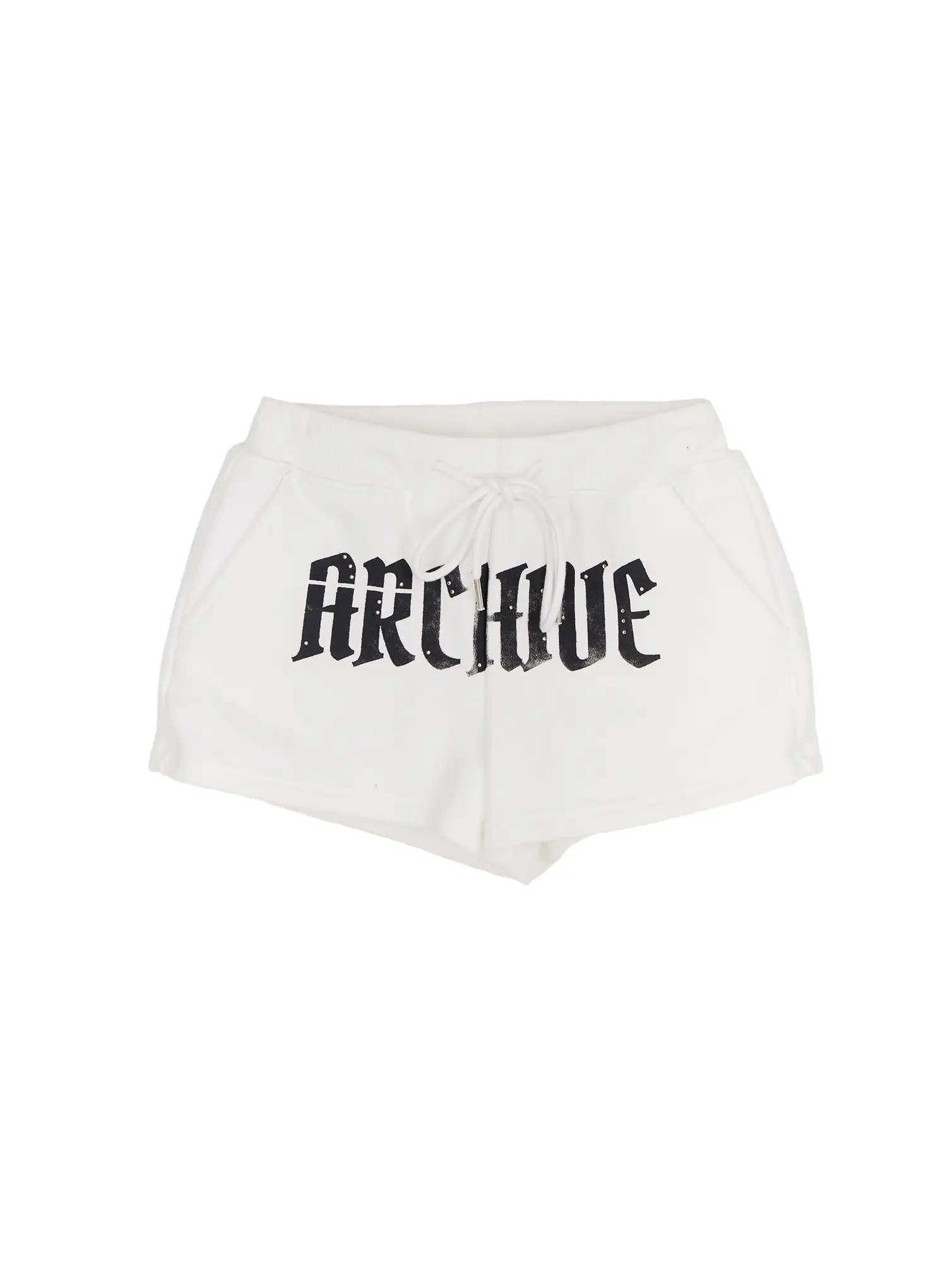 Graphic Print High-Waist Shorts CA508 - Image 10