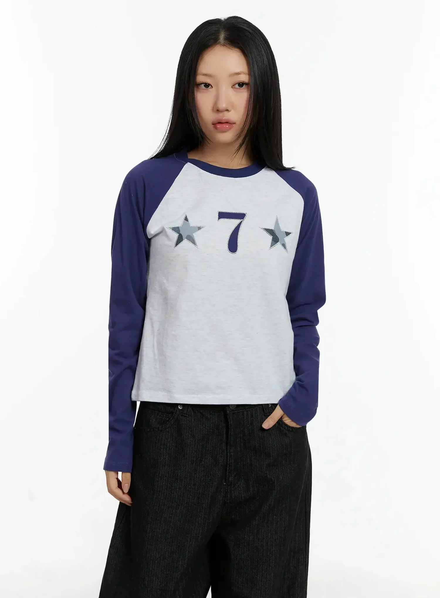 Graphic Print Long Sleeve Top ID525 - Image 5