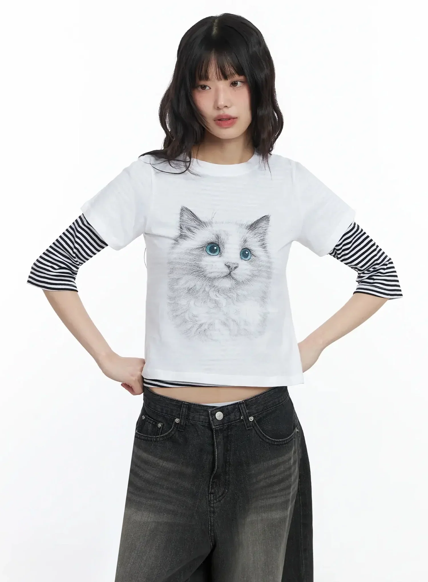 Graphic Print Tee IF505 - Image 8