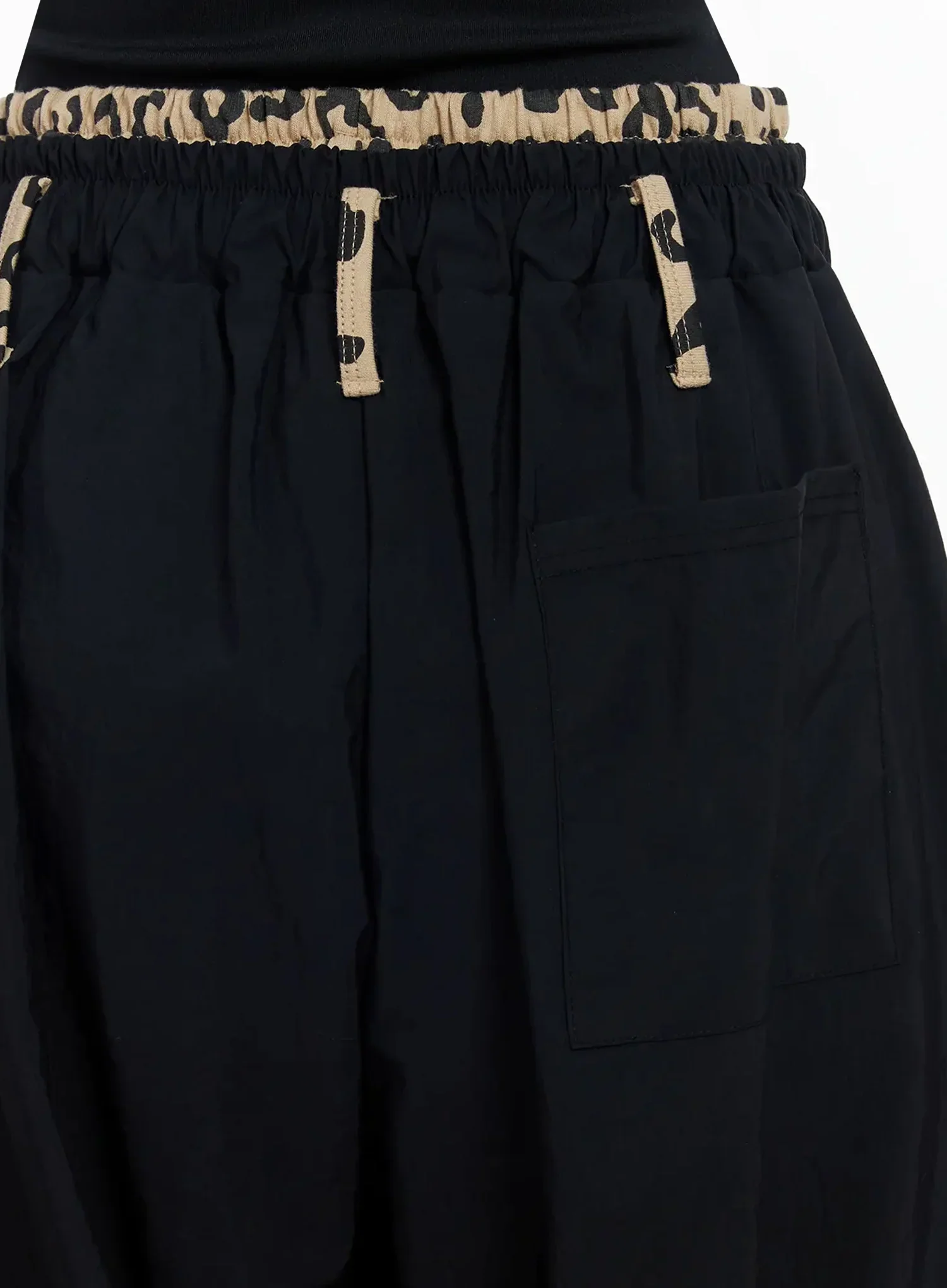 Graphic Trim Wide-Leg Pants IY511 - Image 12