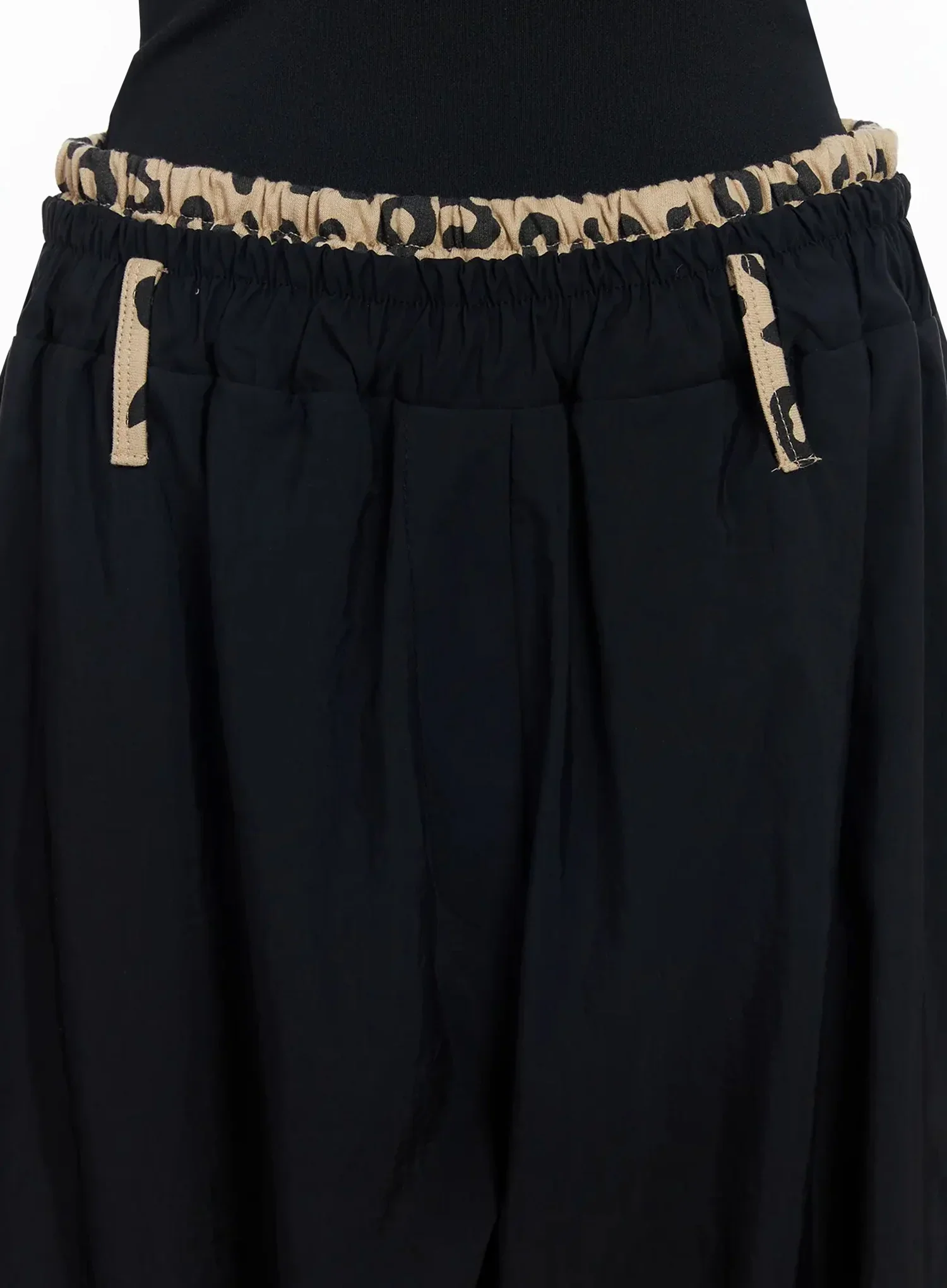Graphic Trim Wide-Leg Pants IY511 - Image 4