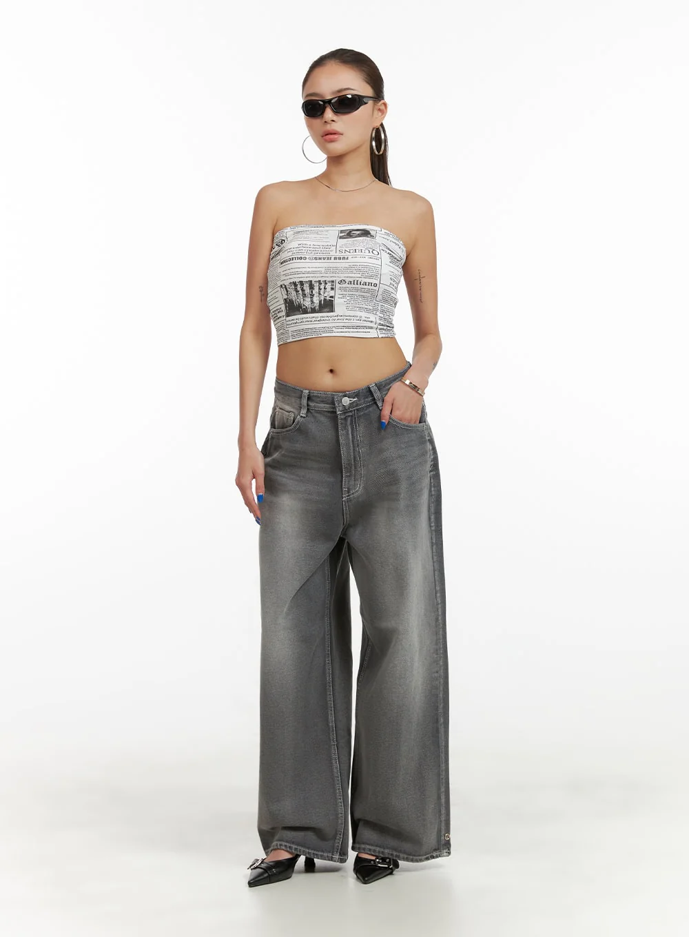 Graphic Tube Top CY431 - Image 2