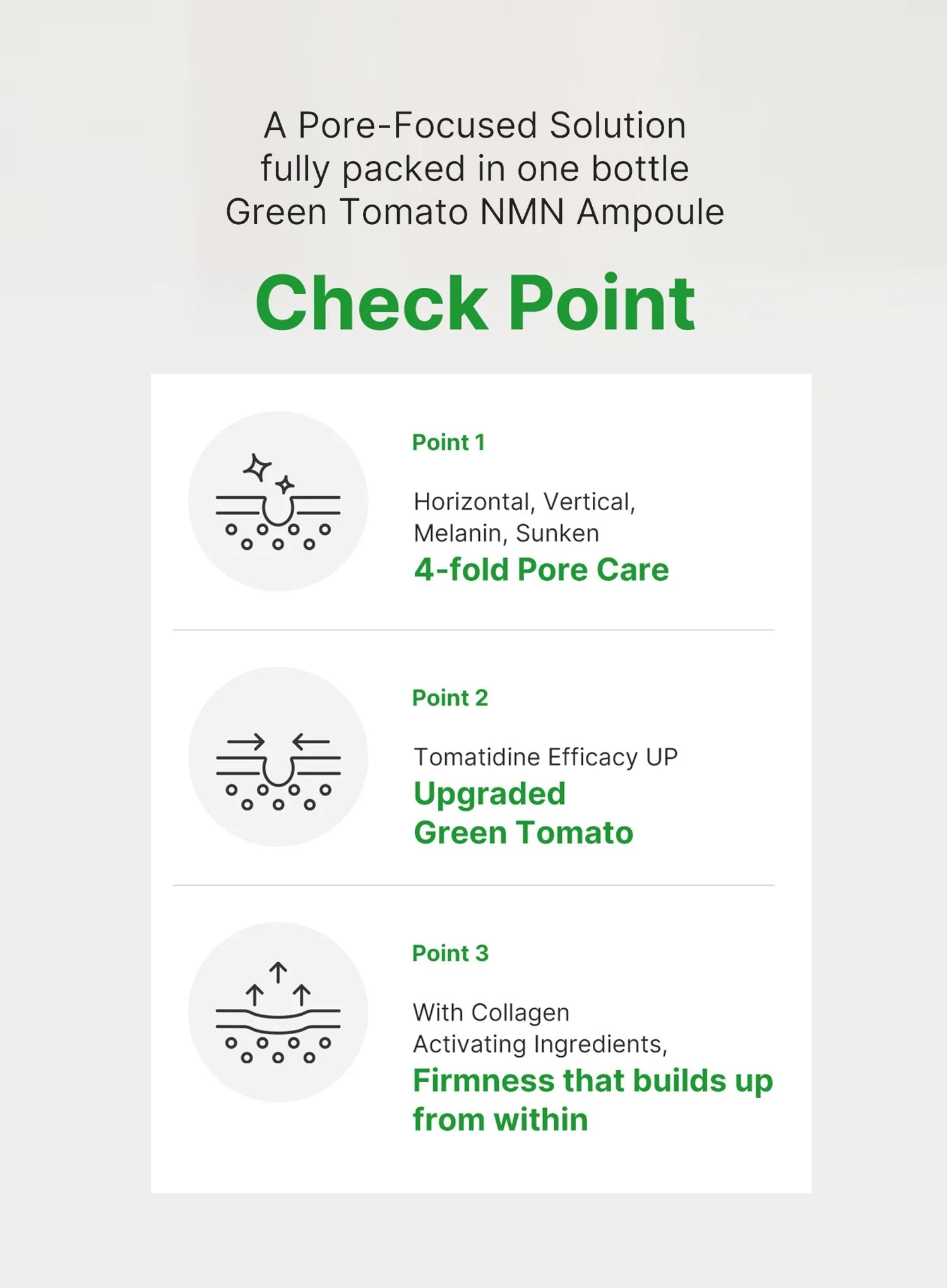 Green Tomato NMN Pore Minimizing Ampoule (40ml) - Image 8