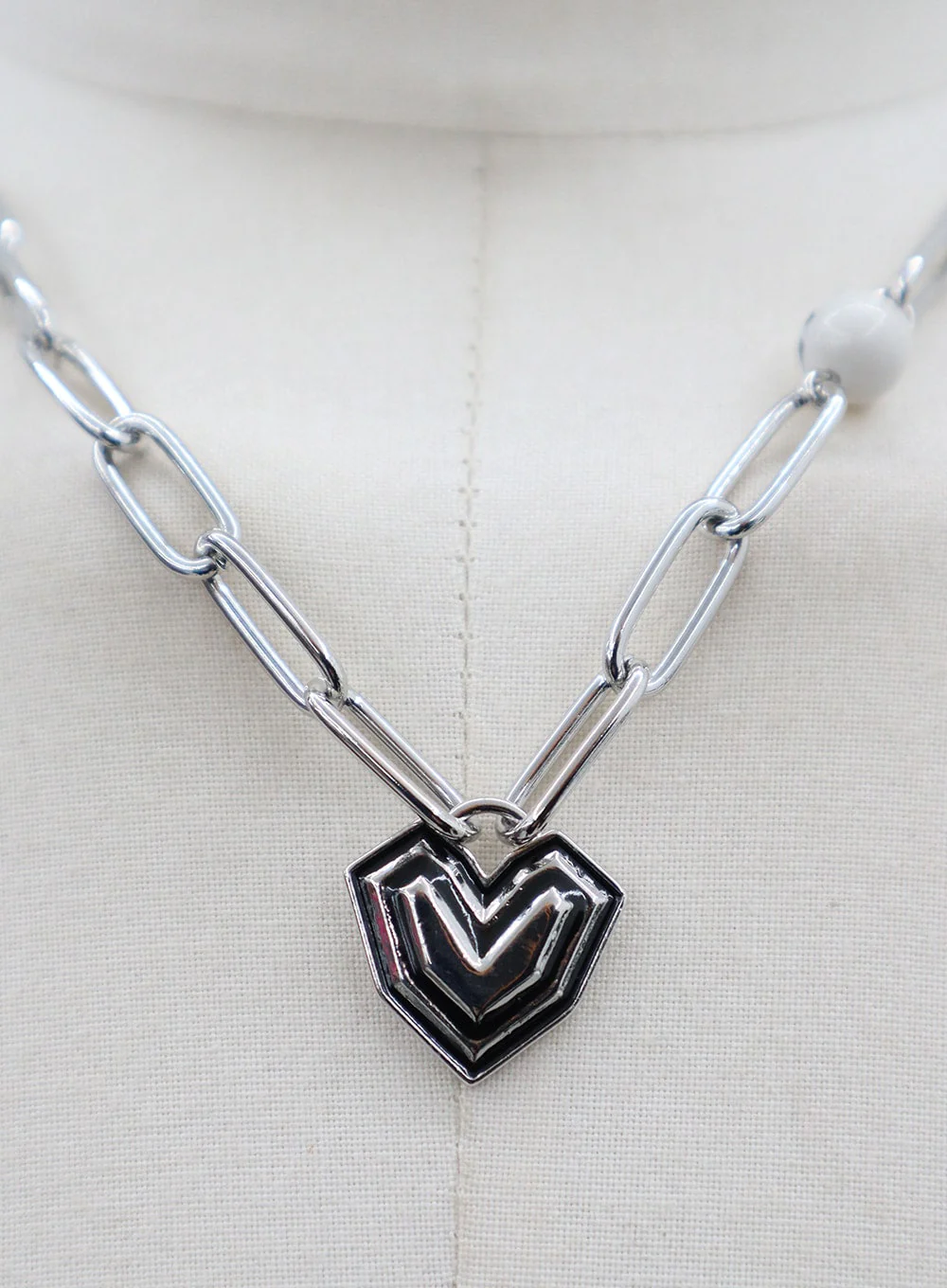 Heart Chain Necklace BJ320 - Image 14