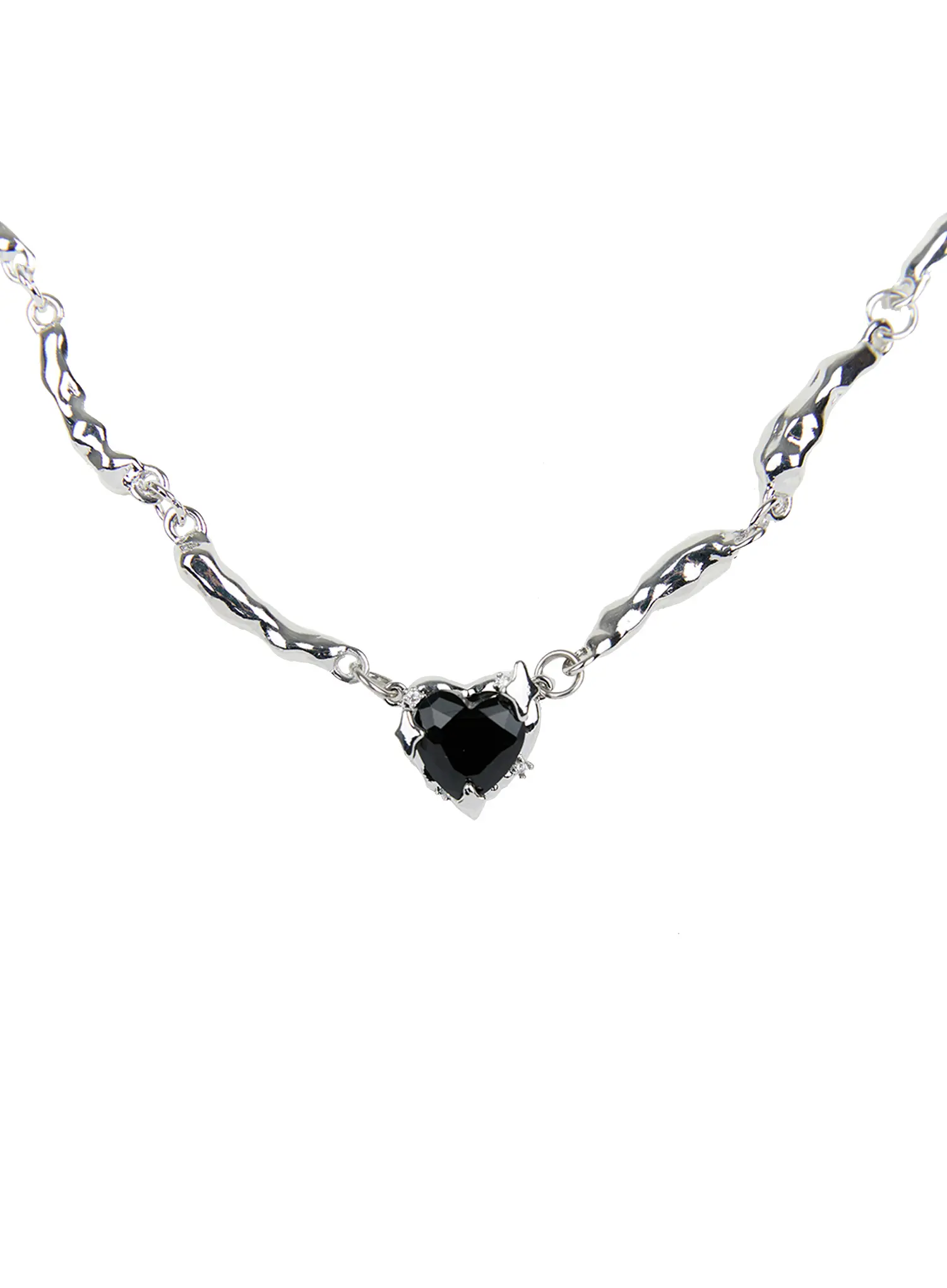 Heart Chain Necklace CG501 - Image 5