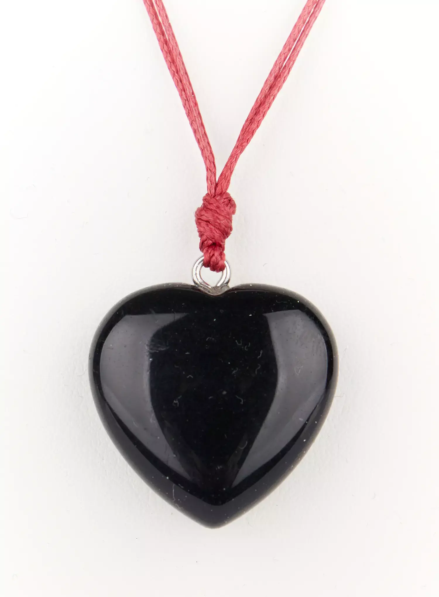 Heart Gemstone Pendant Necklace F516 - Image 8