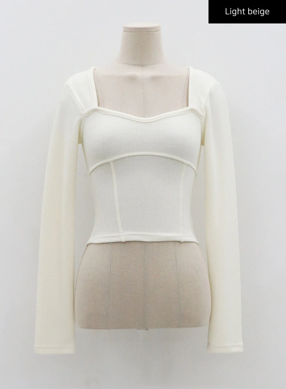 Heart Neck Crop T-Shirt CO11 - Image 14