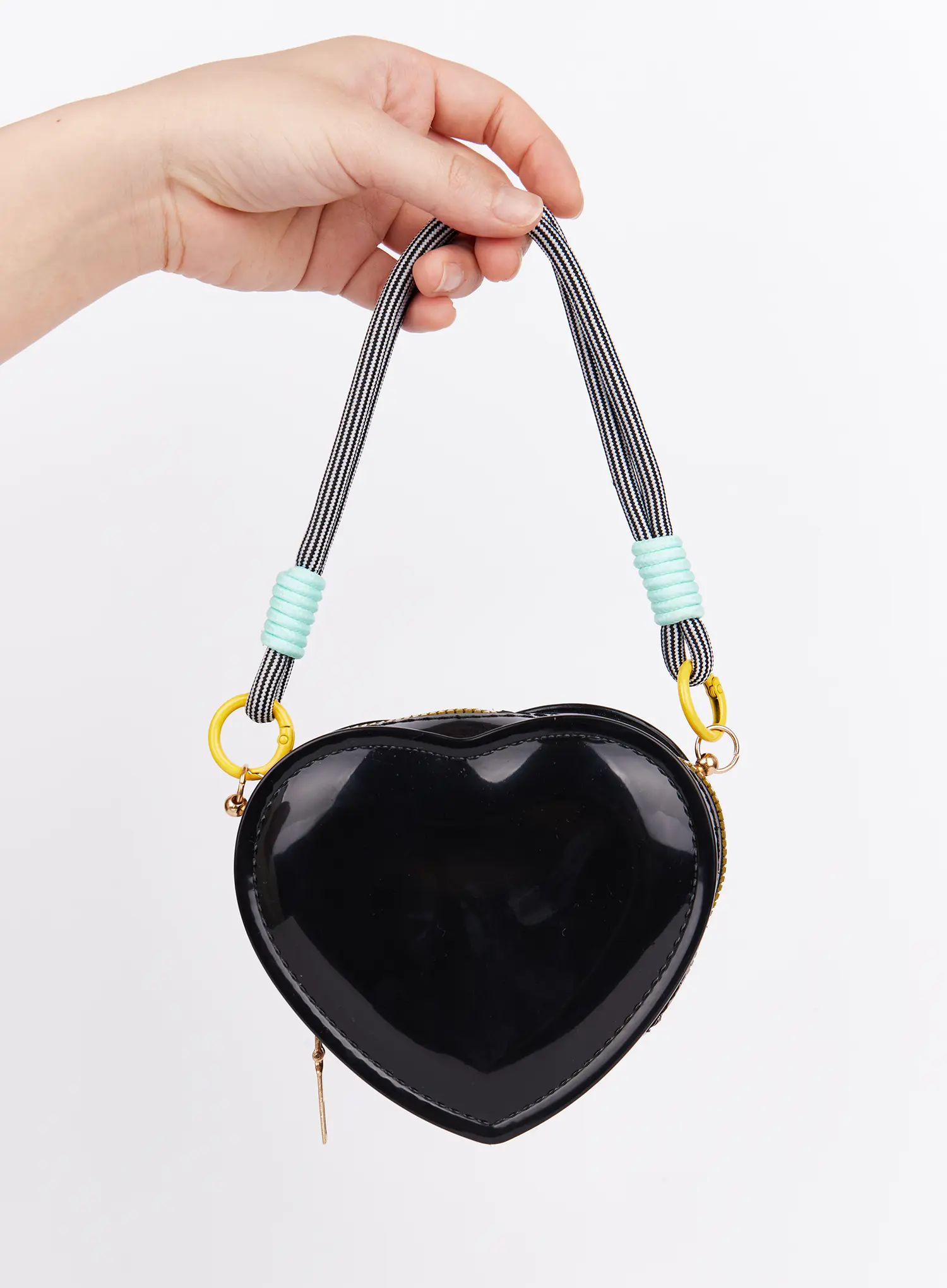 Heart-Shaped Mini Bag Charm IM527 - Image 3