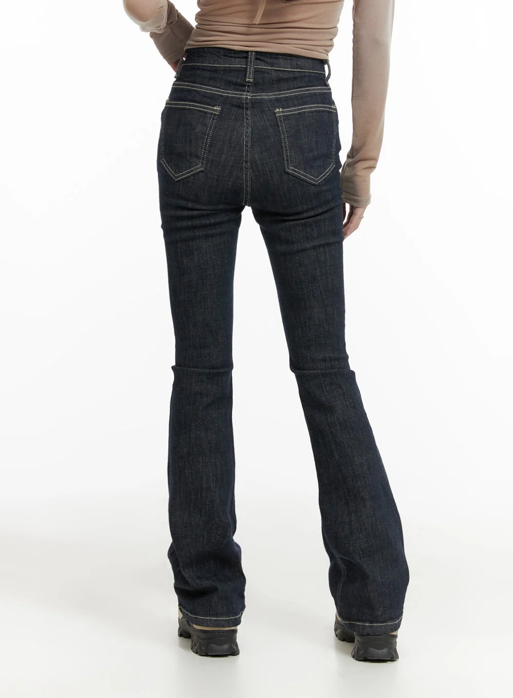 High Rise Slim-Fit Bootcut Jeans CA403 - Image 5