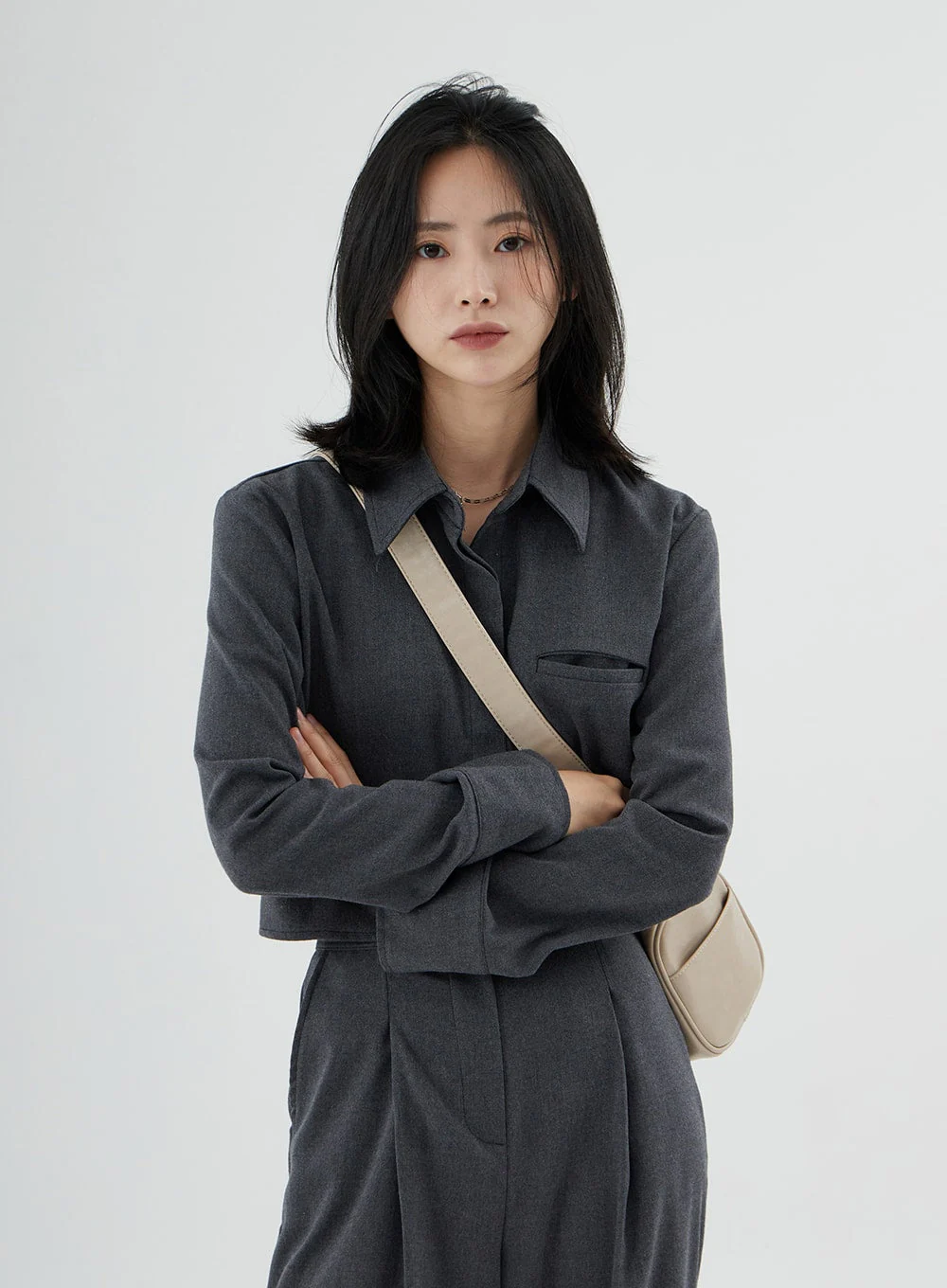 High Waist Maxi Tailored Pants ON11 - Image 9