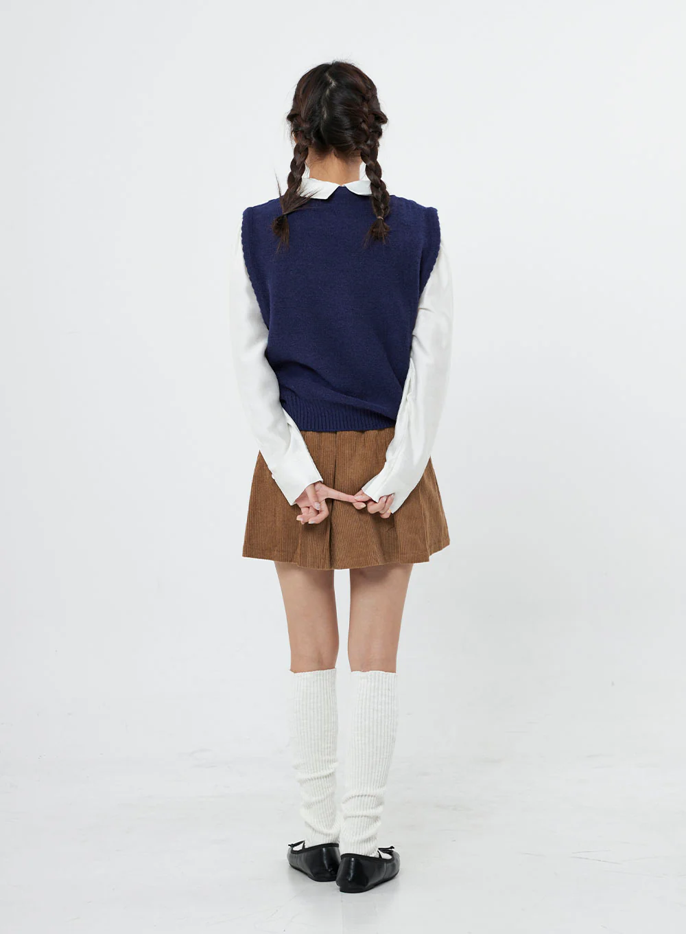High Waist Pleated Mini Skirt BO12 - Image 8