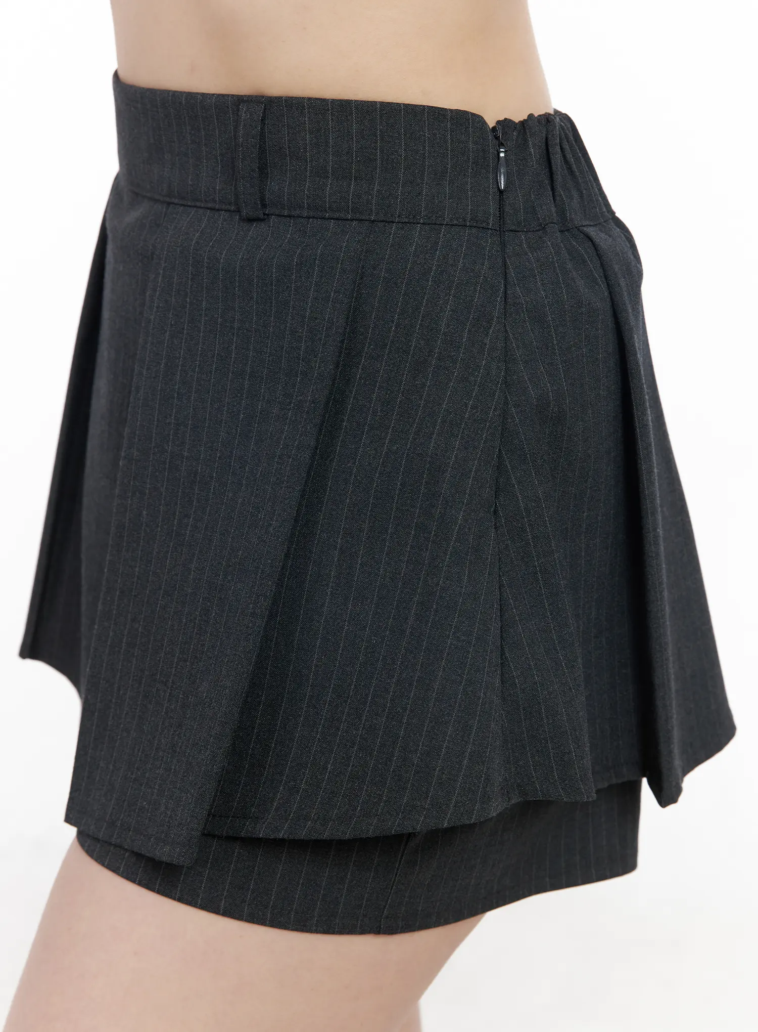 High-Waist Pleated Mini Skort CM512 - Image 10