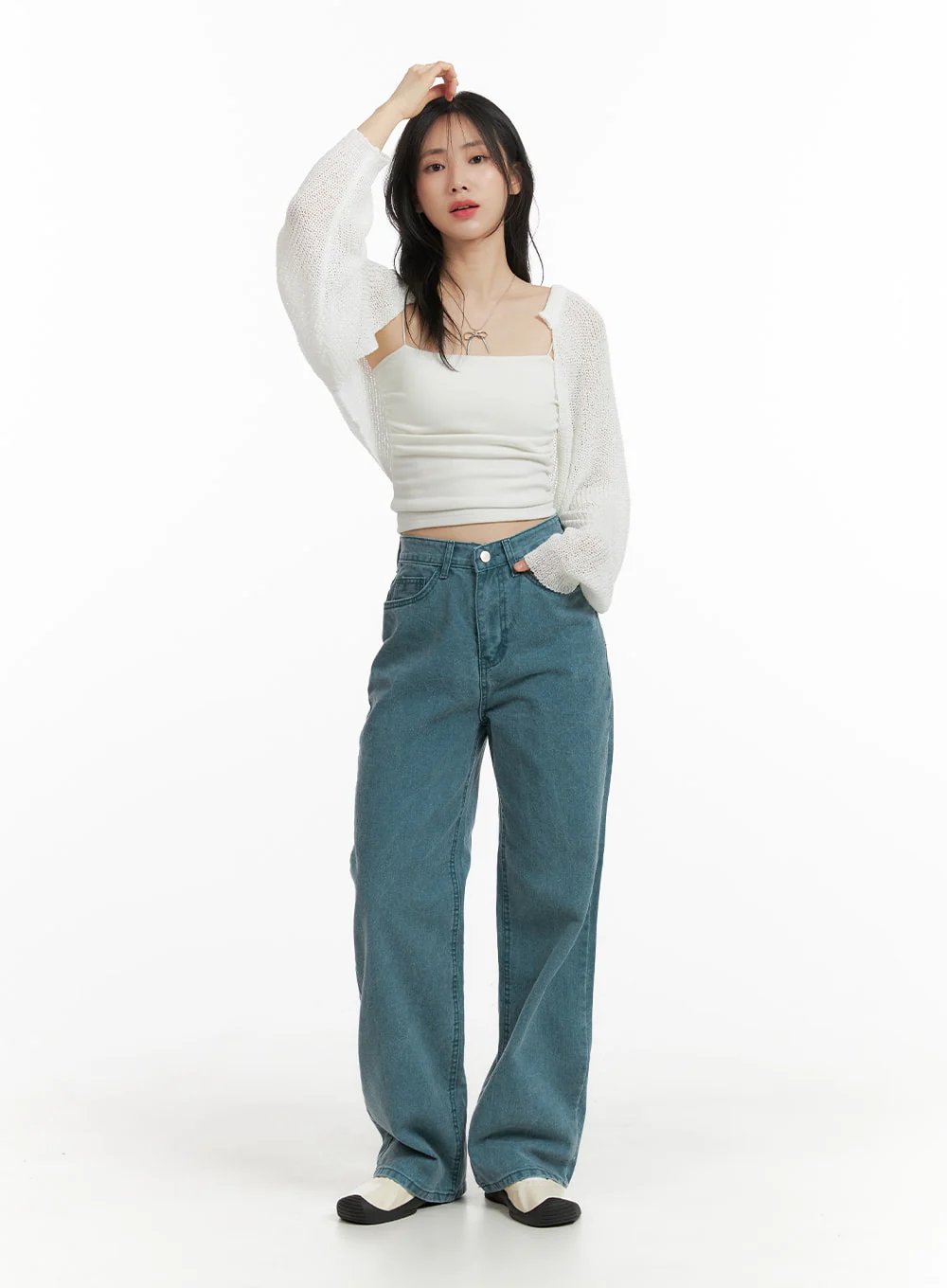 Hollow Out Knit Bolero OM412 - Image 2
