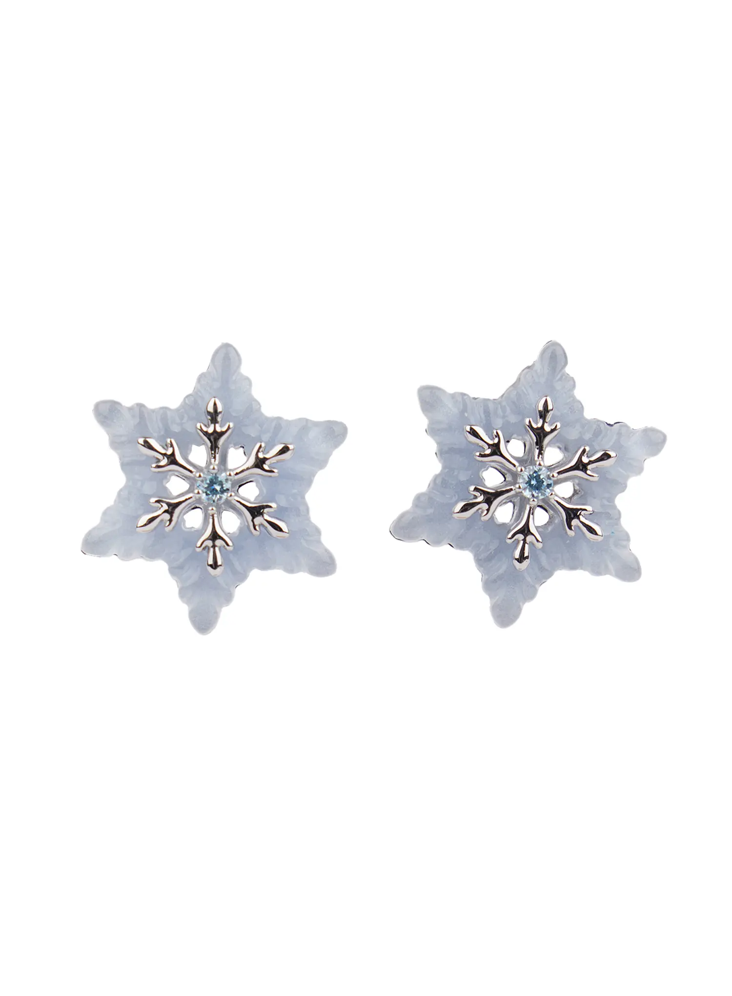 Icy Snowflake Earrings CM505 - Image 3