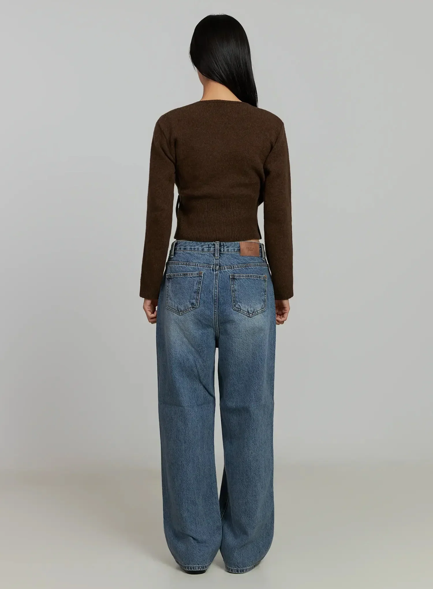 Inka Washed Wide-Leg Jeans IJ502 - Image 10
