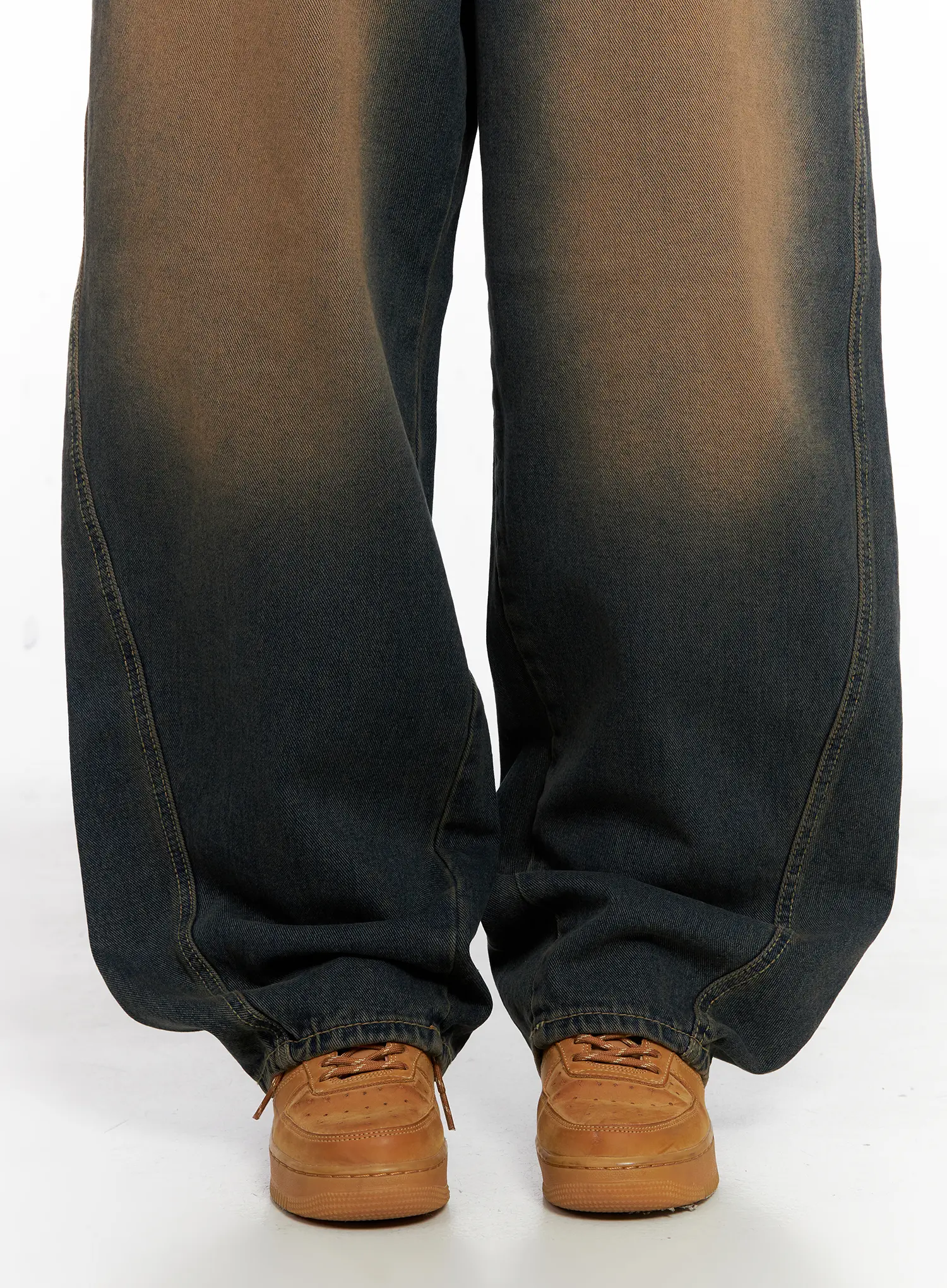 Jaycee Vintage Wash Baggy Jeans CG519 - Image 4