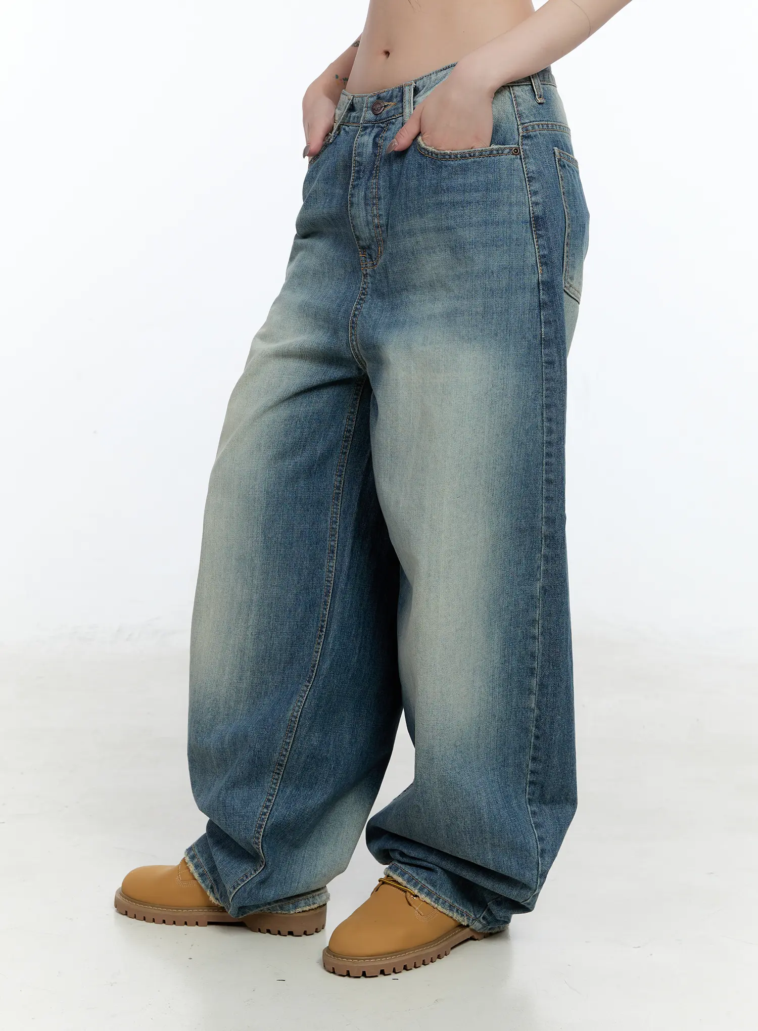 Jiso Baggy Wide Jeans CN517 - Image 3