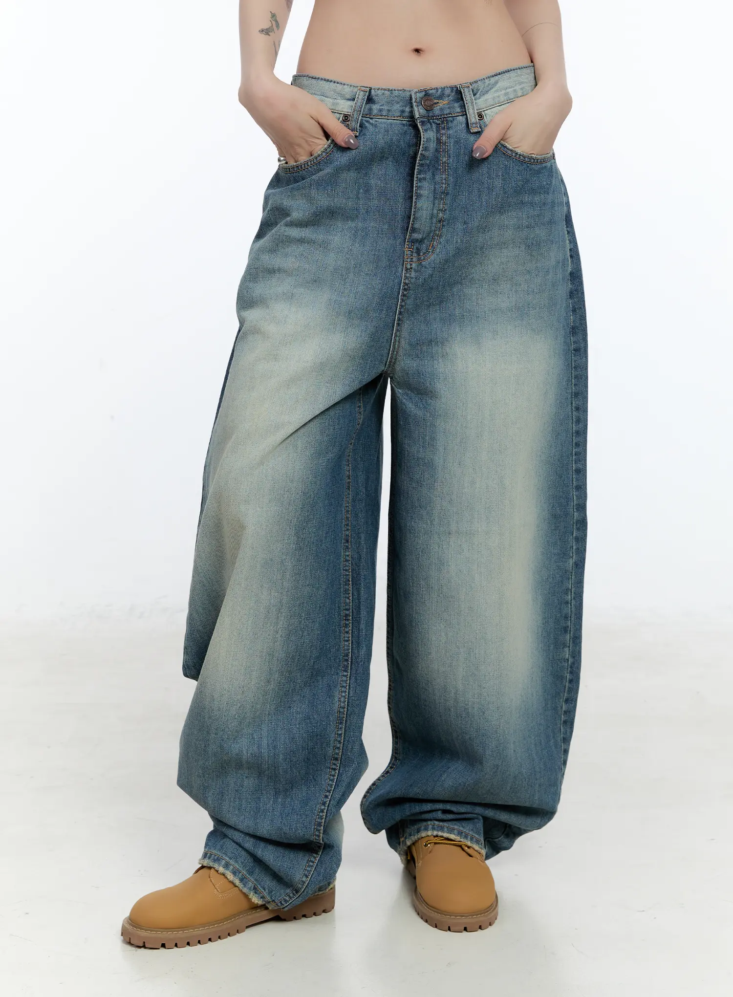 Jiso Baggy Wide Jeans CN517 - Image 9