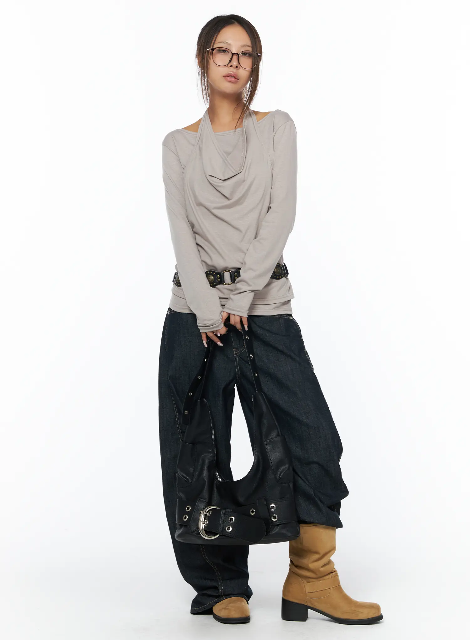 Juju Vintage Style Baggy Jeans CA516 - Image 2