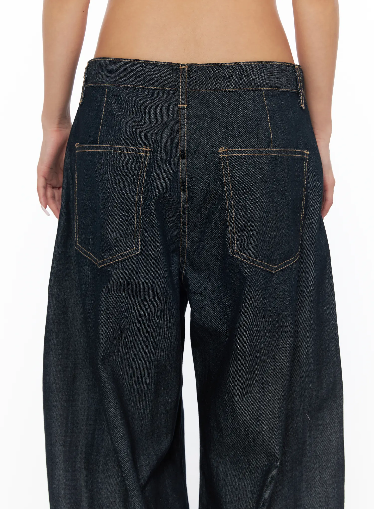Juju Vintage Style Baggy Jeans CA516 - Image 8