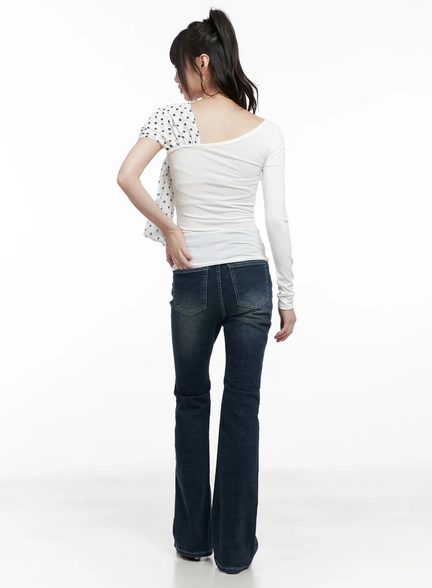 Juli High Waist Bootcut Jeans CG519 - Image 7