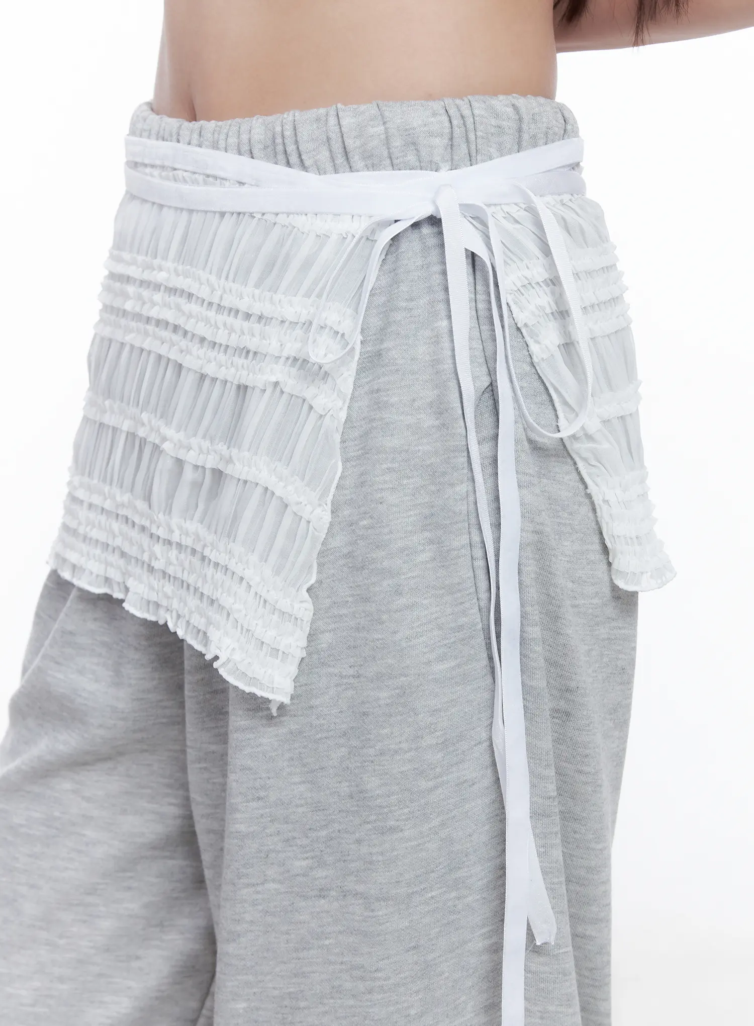 Lace Layered Wrap Mini Skirt CG529 - Image 4