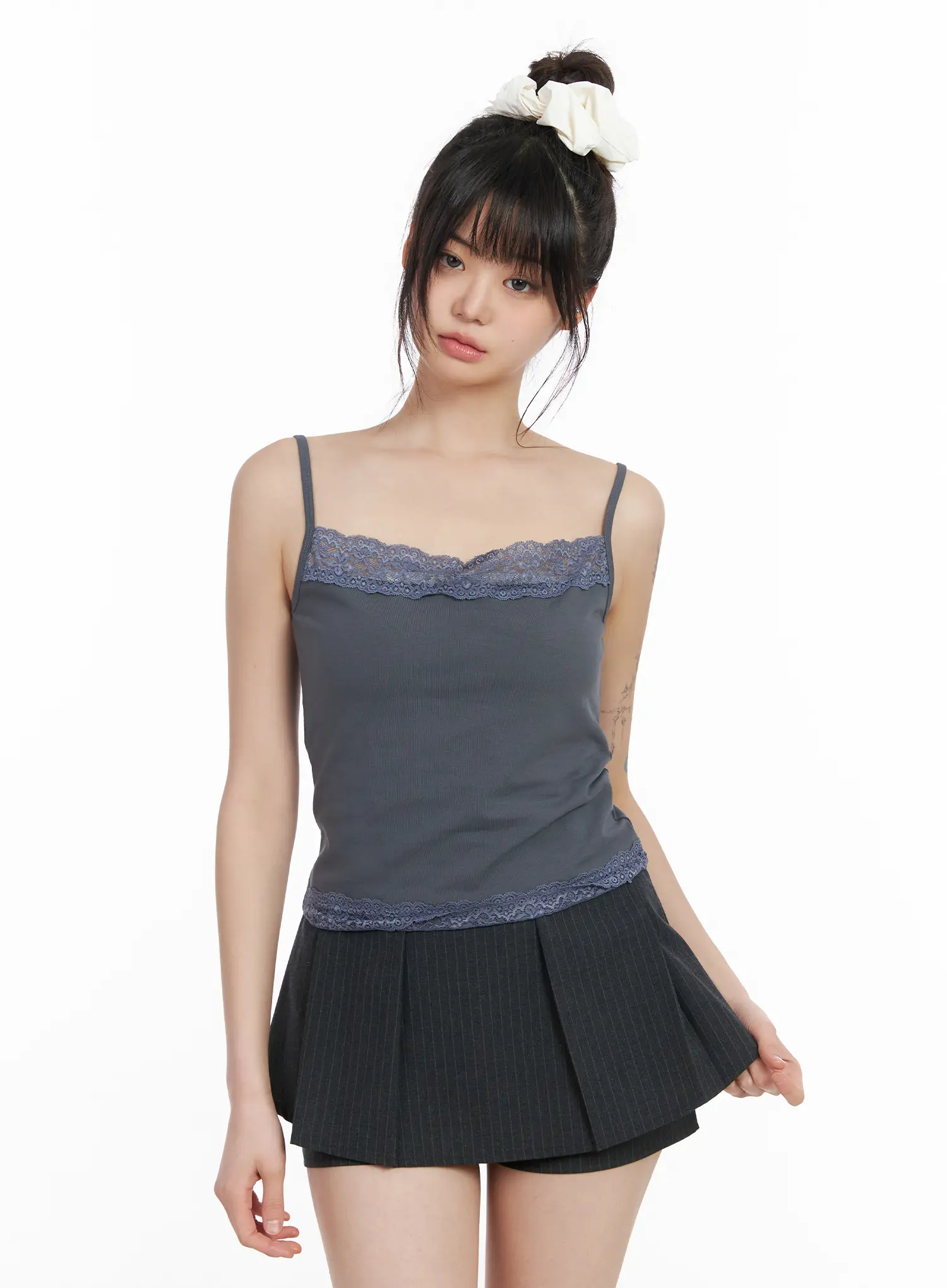Lace Trim Cami Top CM512 - Image 8