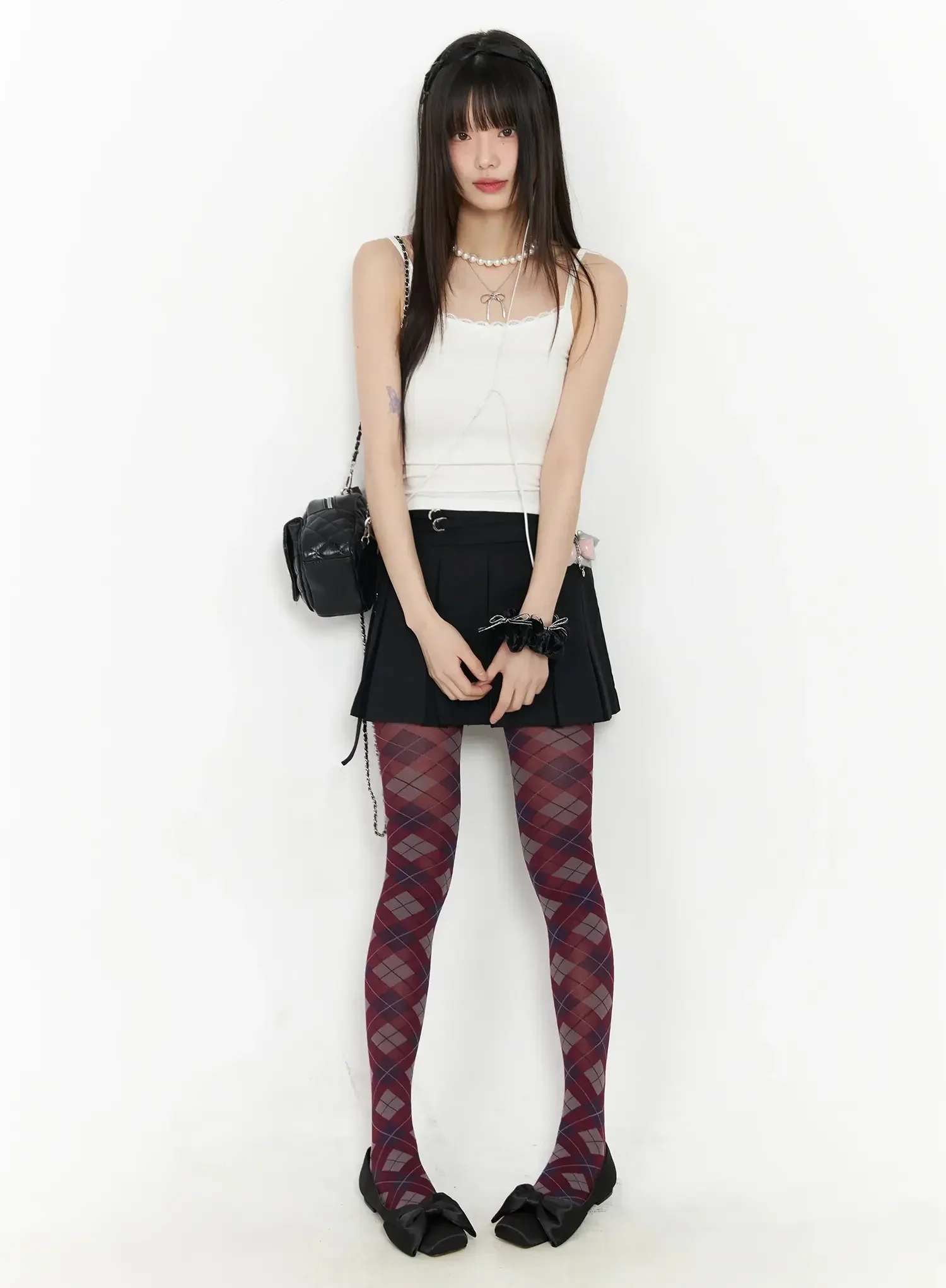 Lace Trim Ribbon Camisole IM523 - Image 5