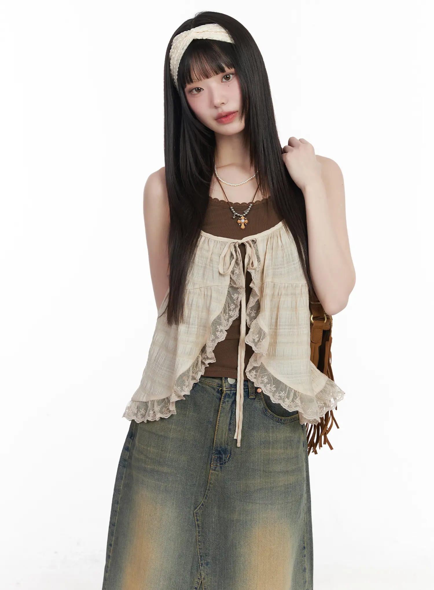 Lace Twisted Headband CM524 - Image 2