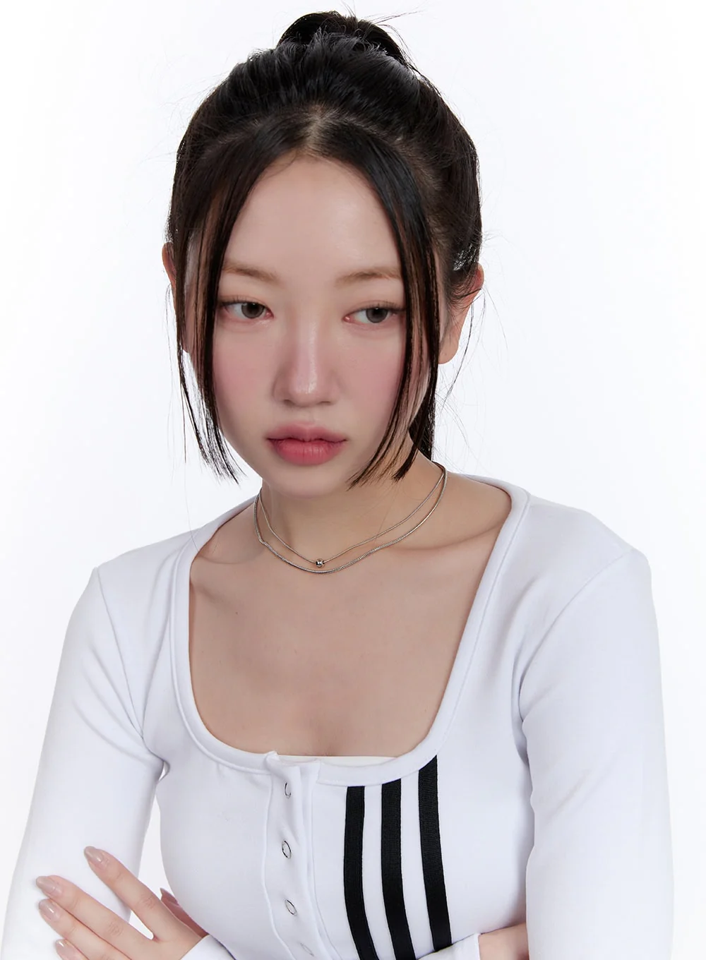 Layered Ball-Chain Necklace CJ509 - Image 3