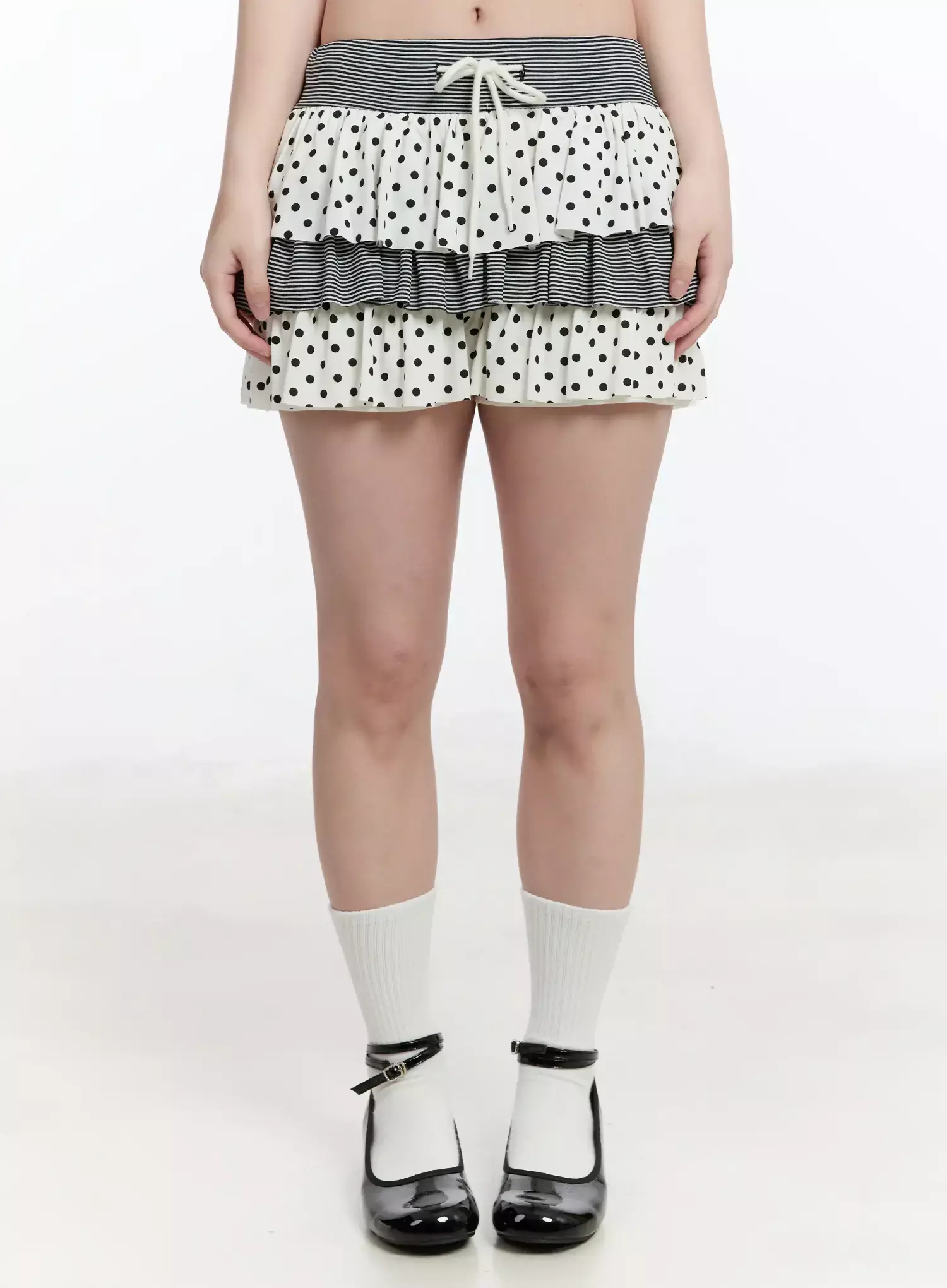 Layered Frill Polka Dot Skort IM519