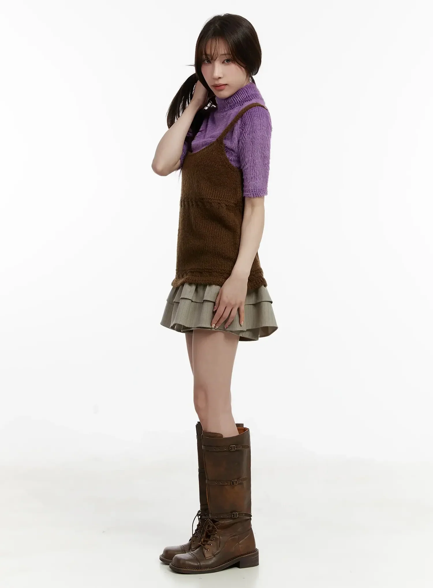Layered Frill Skort IJ521 - Image 7