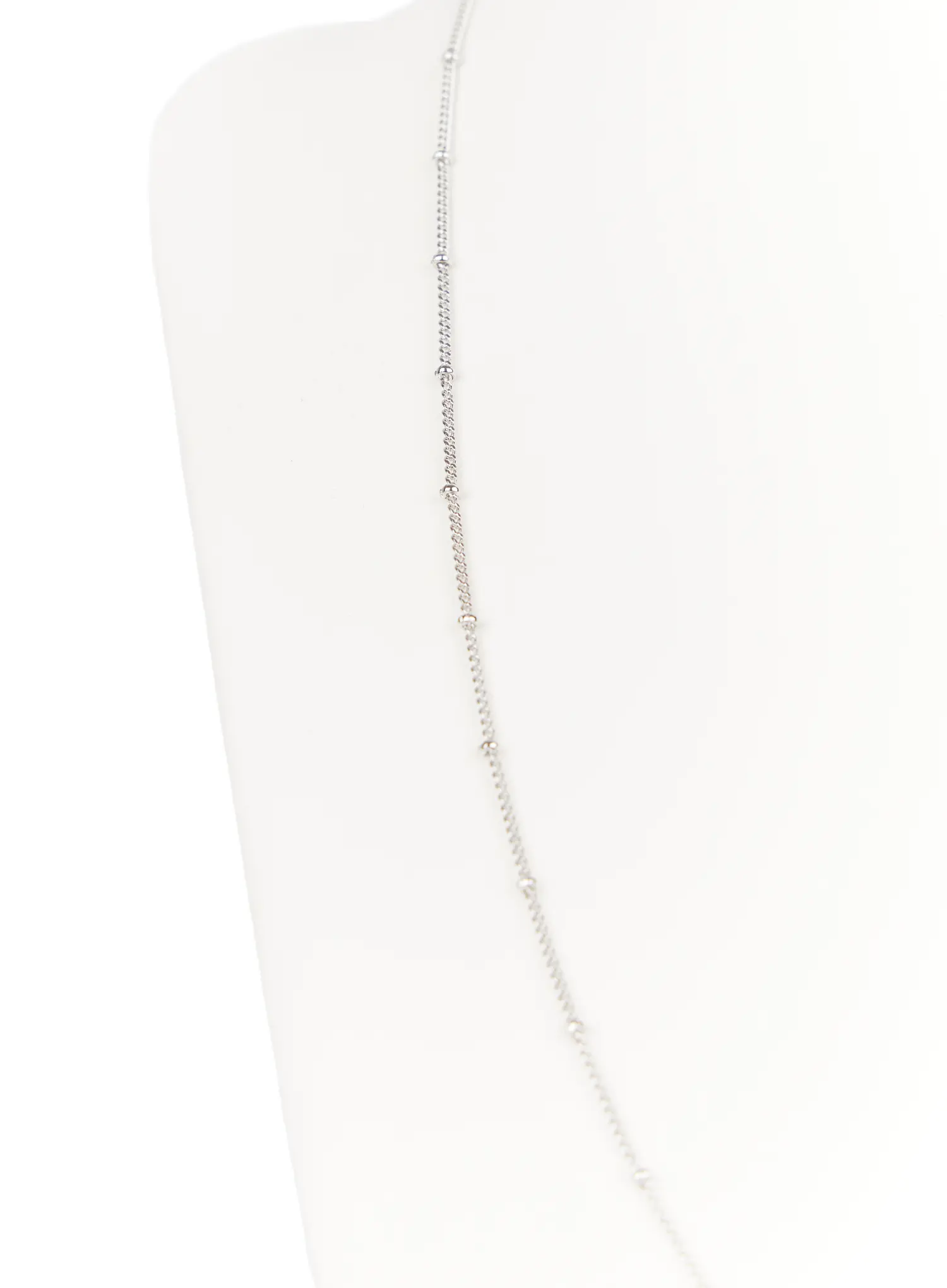 Layered Linear Charm Necklace CD530 - Image 5