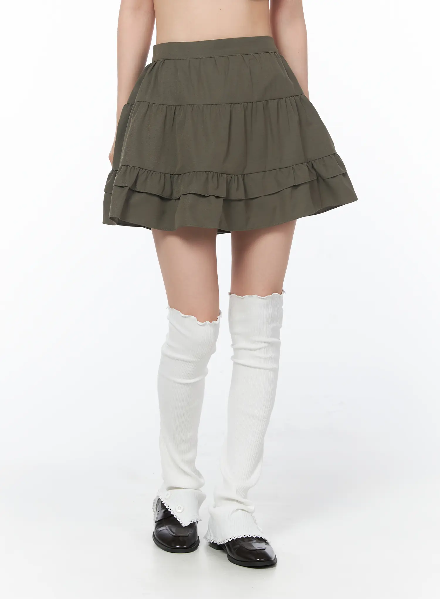 Layered Ruffle Mini Skirt CY505 - Image 2