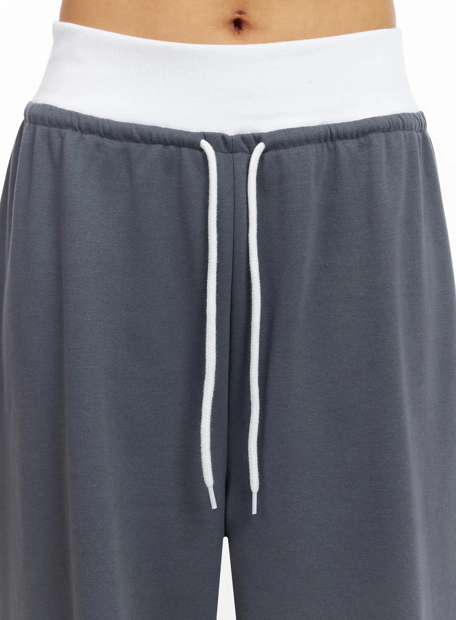 Layered Wide Leg Sweatpants IY504 - Image 4