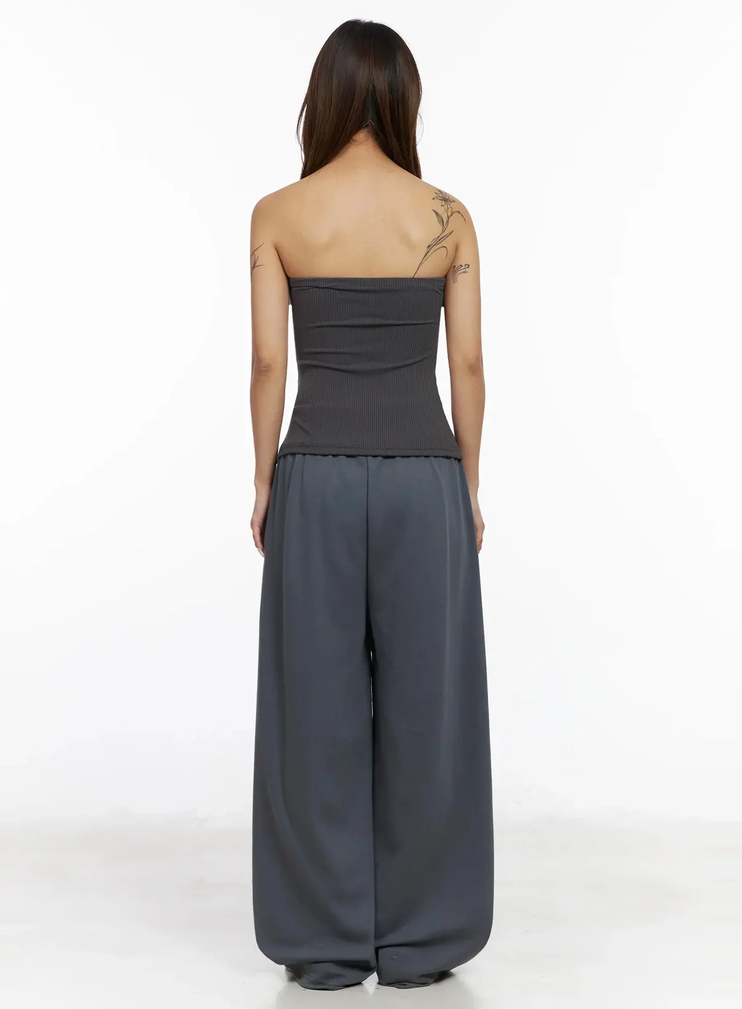 Layered Wide Leg Sweatpants IY504 - Image 9